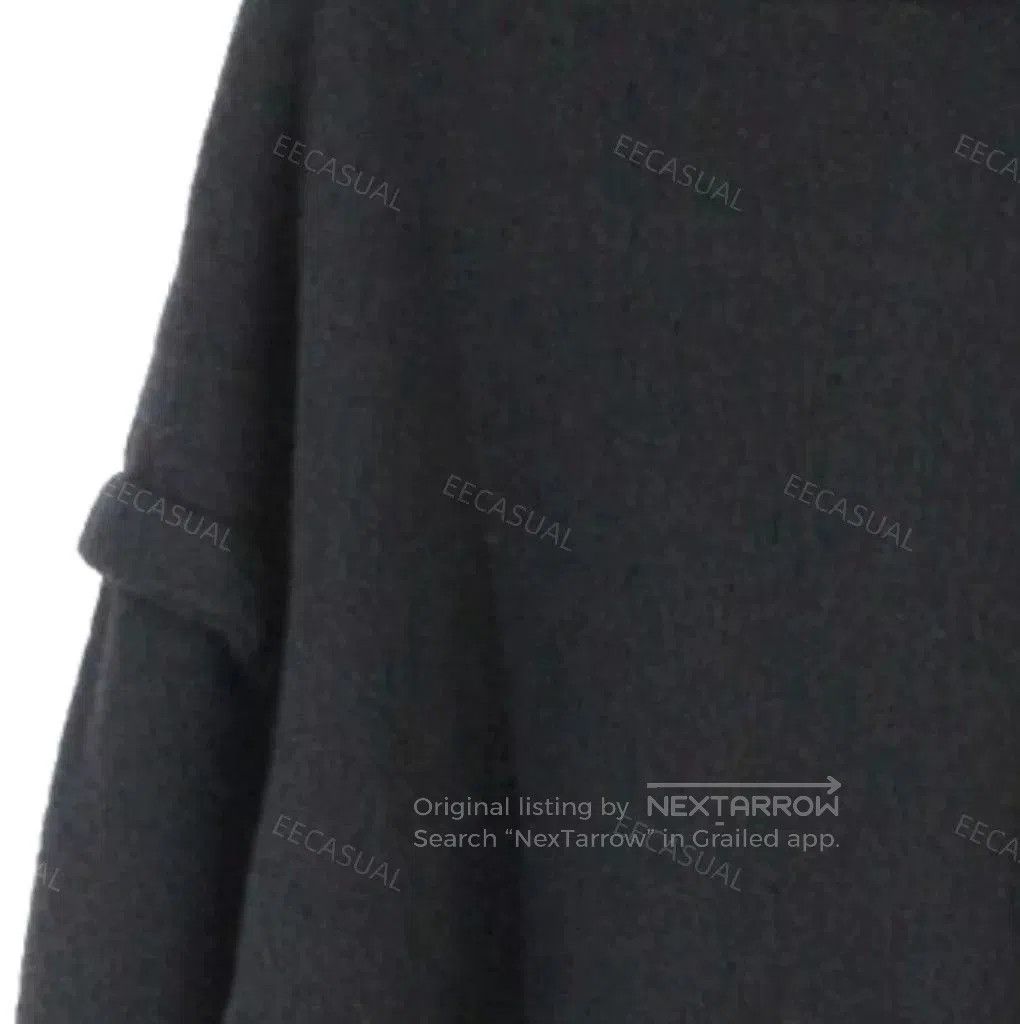 Y's Yohji Yamamoto Black Wool Hoodie Coat. Size XS / US 0-2 / IT 36-38 - 8 Thumbnail
