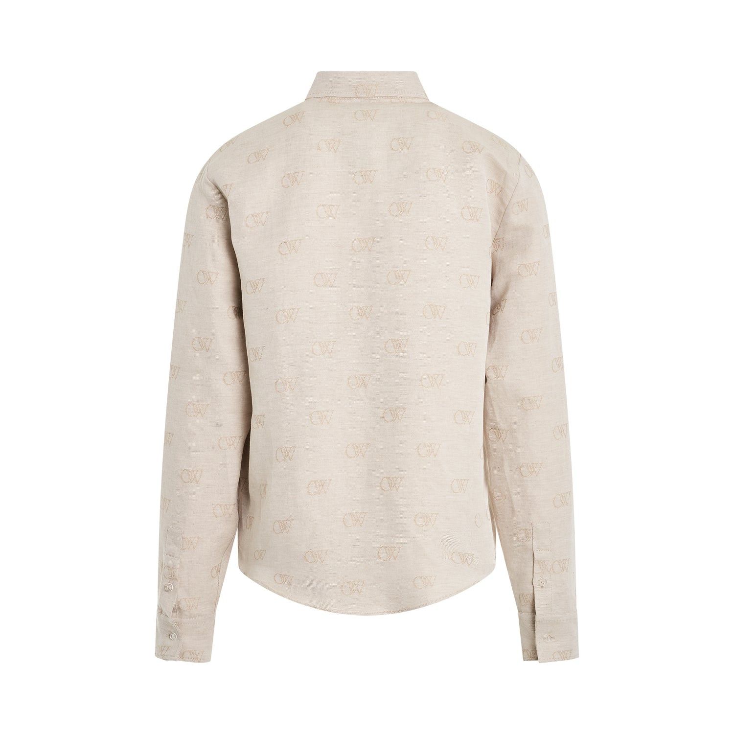 Off-White o1mris0824 Shirt in Cream Size US L / EU 52-54 / 3 - 4 Thumbnail