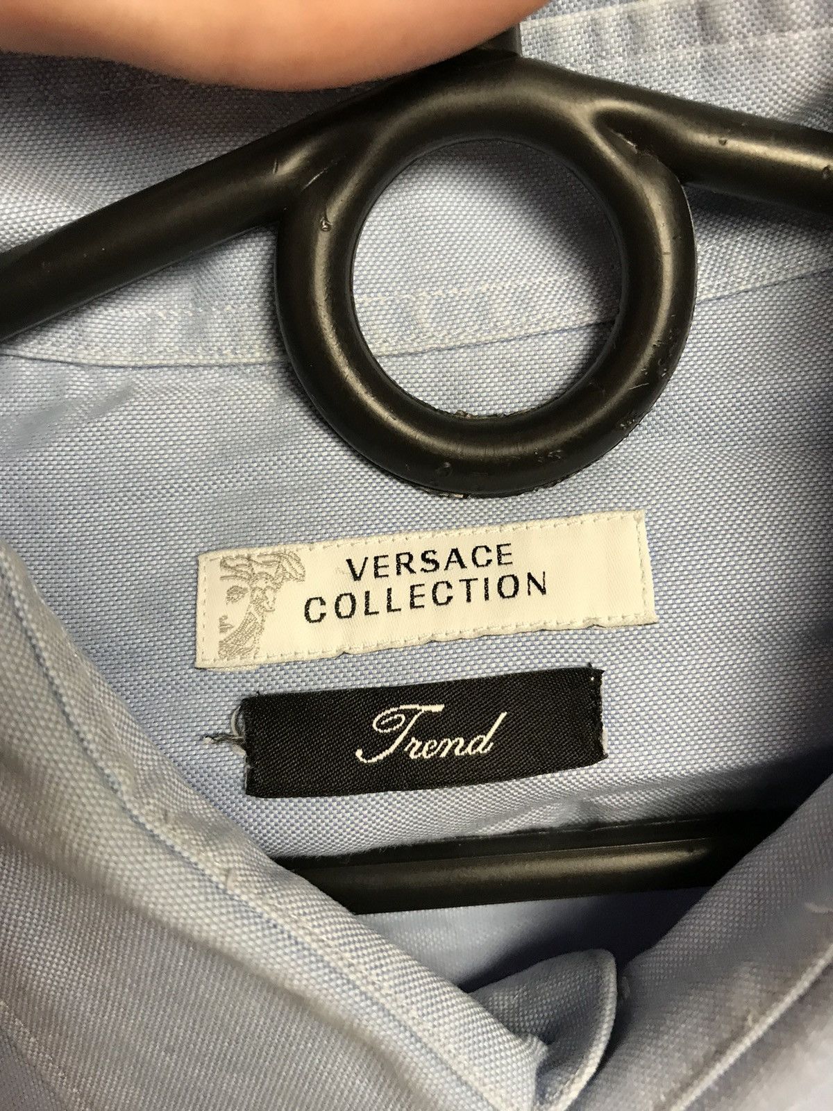 Vintage Vintage Versace luxury shirt Size US L / EU 52-54 / 3 - 3 Thumbnail