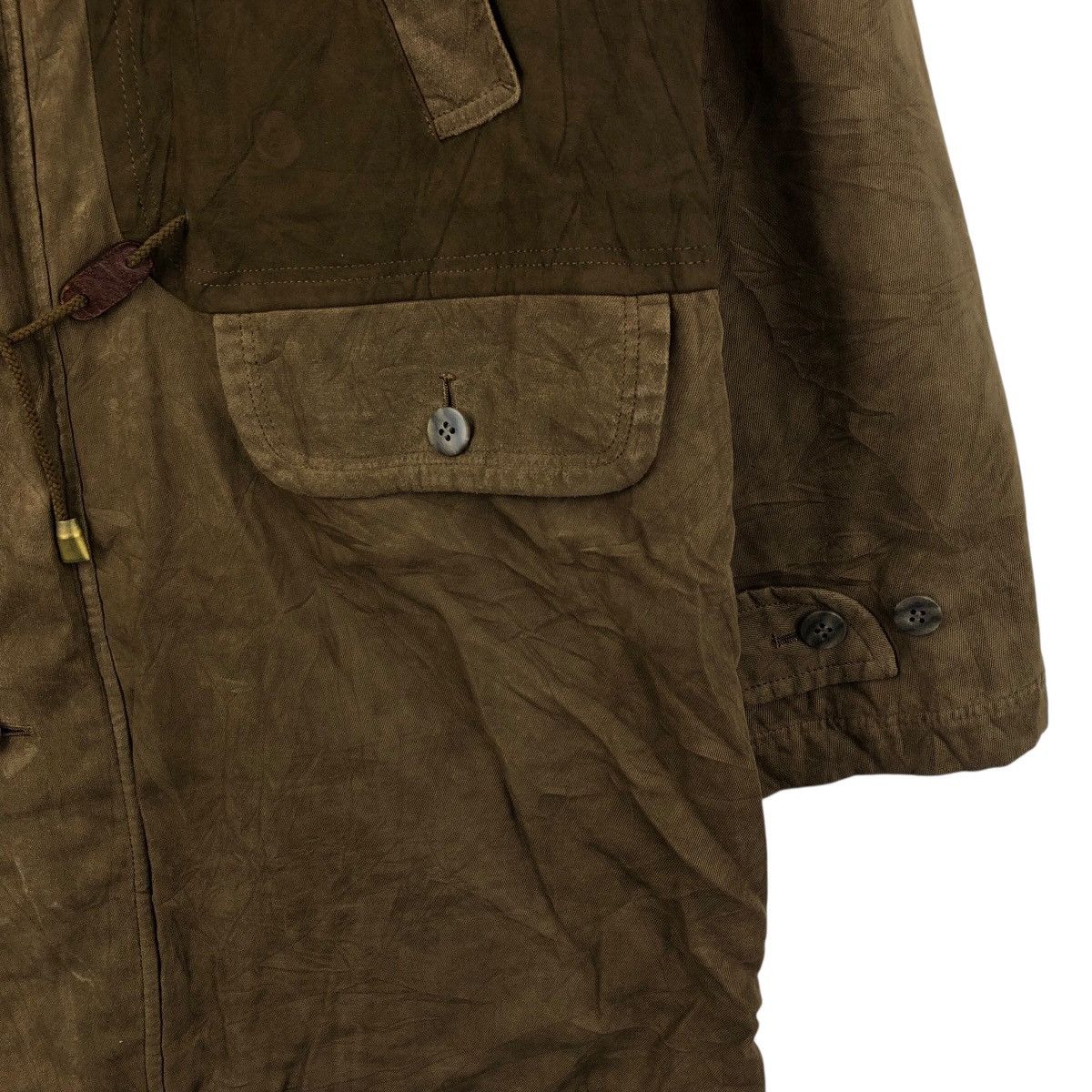 Lancel LANCEL Brown Outdoor Hunting Suede Panels JAPAN Heavy Coat Size US L / EU 52-54 / 3 - 9 Thumbnail