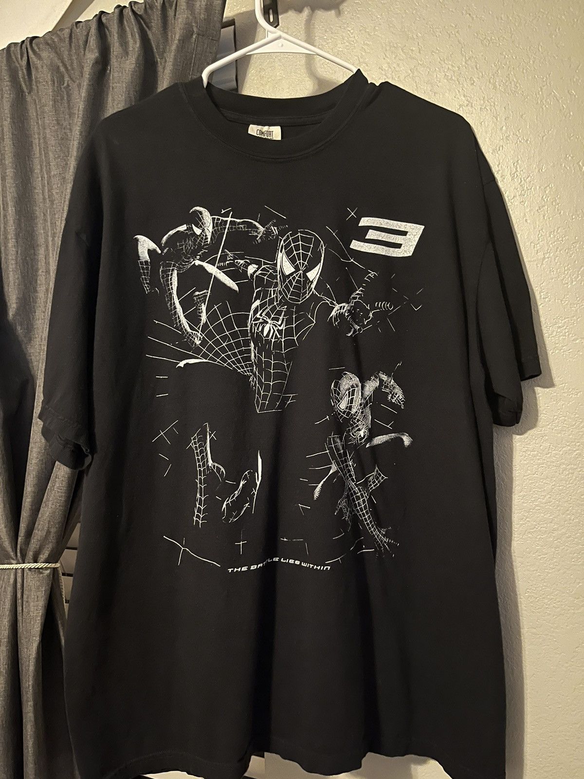 Image of Vintage Spiderman 3 Shirt in Black, Men's (Size XL)