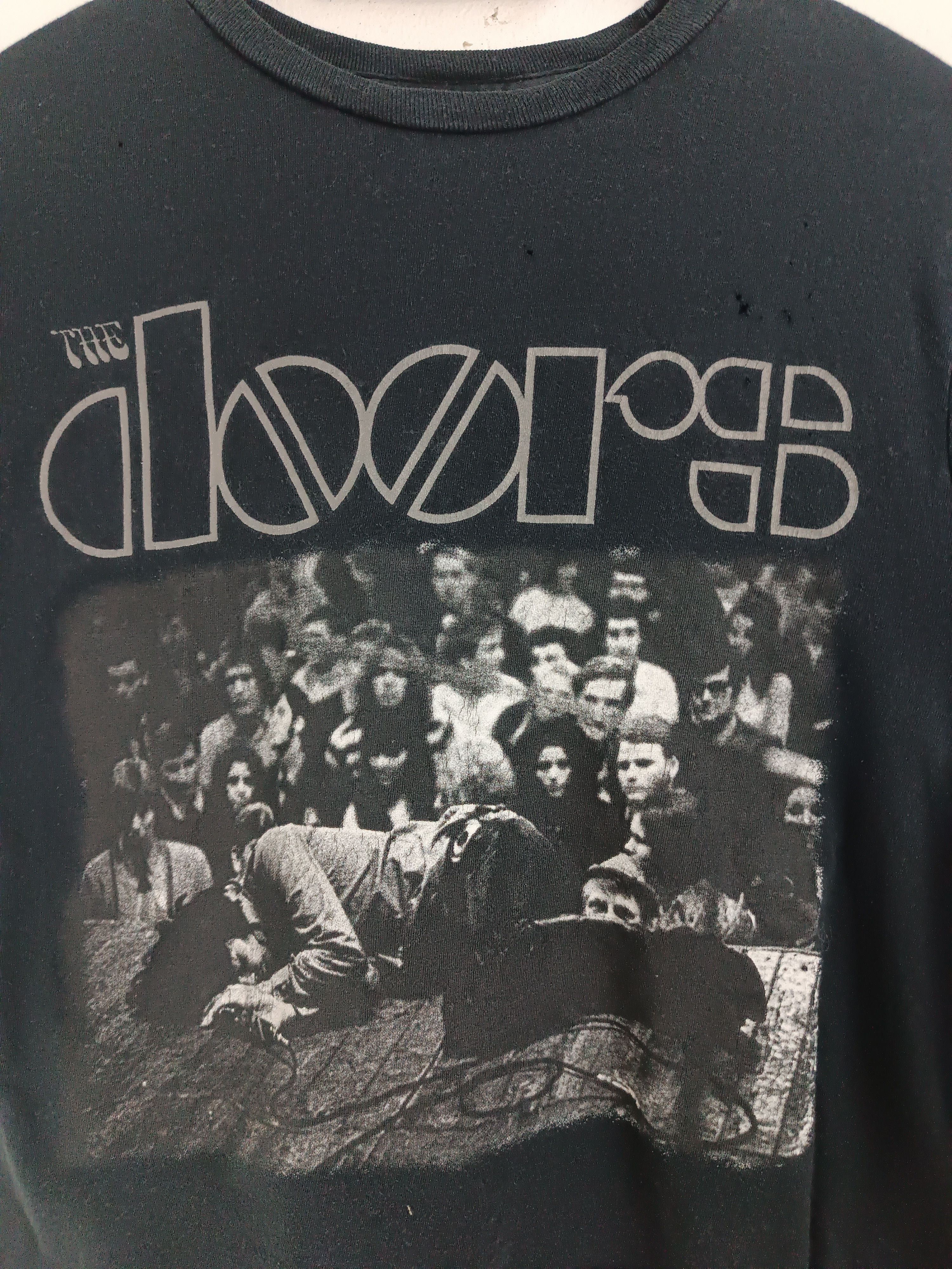 Vintage THRASHED FADED VINTAGE Y2K THE DOORS CROP TOP MORRISON who Size US S / EU 44-46 / 1 - 10 Thumbnail