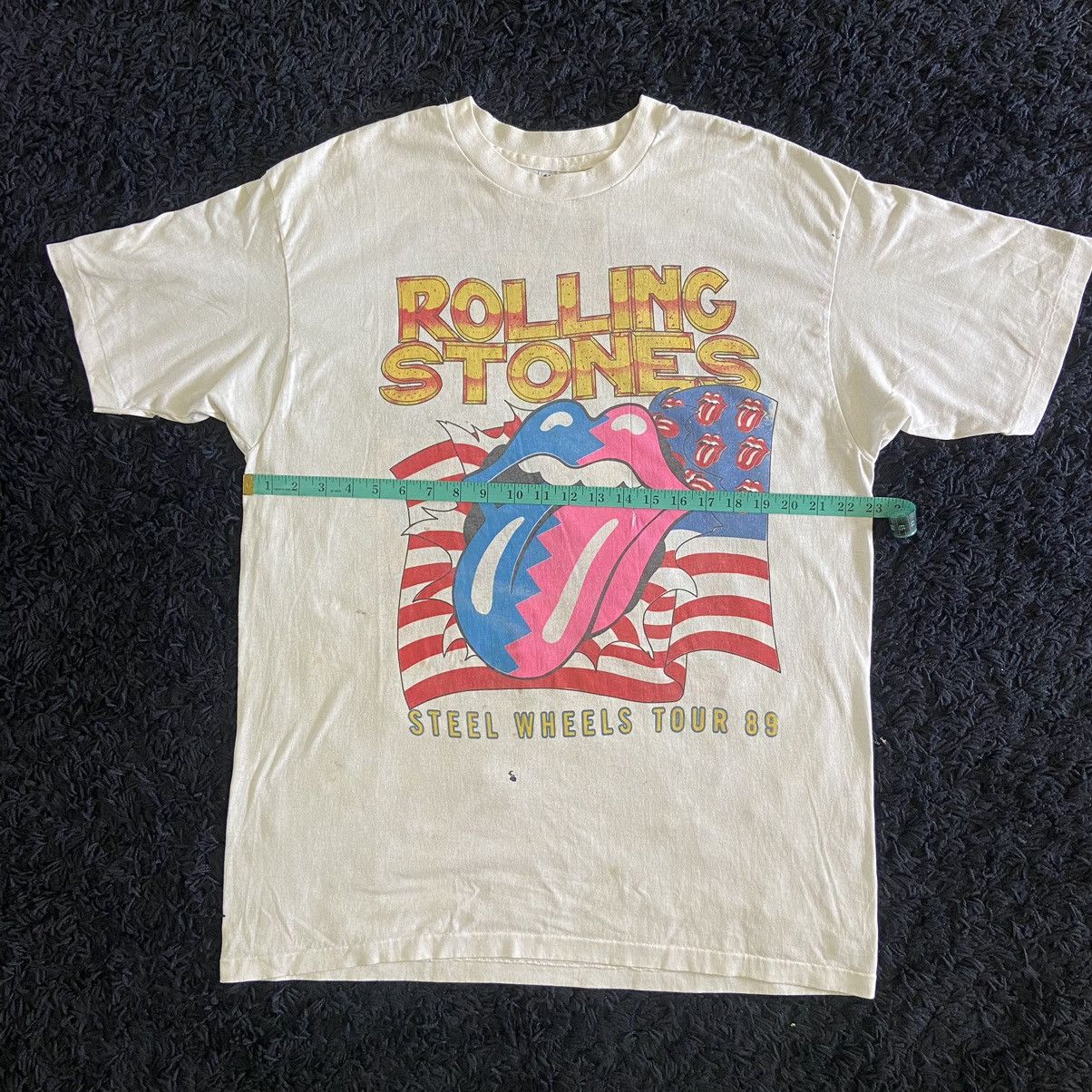 Vintage Vintage Rolling Stones Steel Wheels Tour ‘89 Size US XL / EU 56 / 4 - 2 Thumbnail