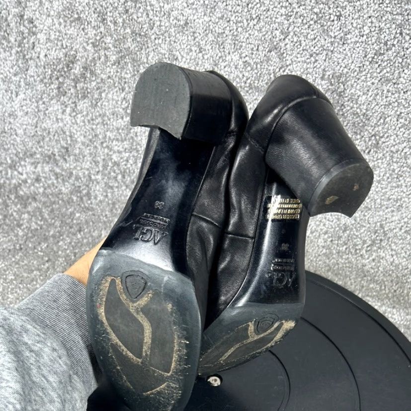 AGL VINTAGE AGL Leather Pump Shoes Womens Size 8.5 Black Casual Classic Size US 8.5 / IT 38.5 - 5 Thumbnail