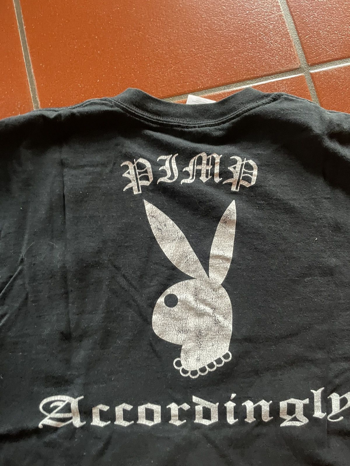 Jay-Z × Playboy × Vintage Orchard Street Pimp Accordingly Vintage Tee as seen on Jay Z Size US L / EU 52-54 / 3 - 3 Thumbnail