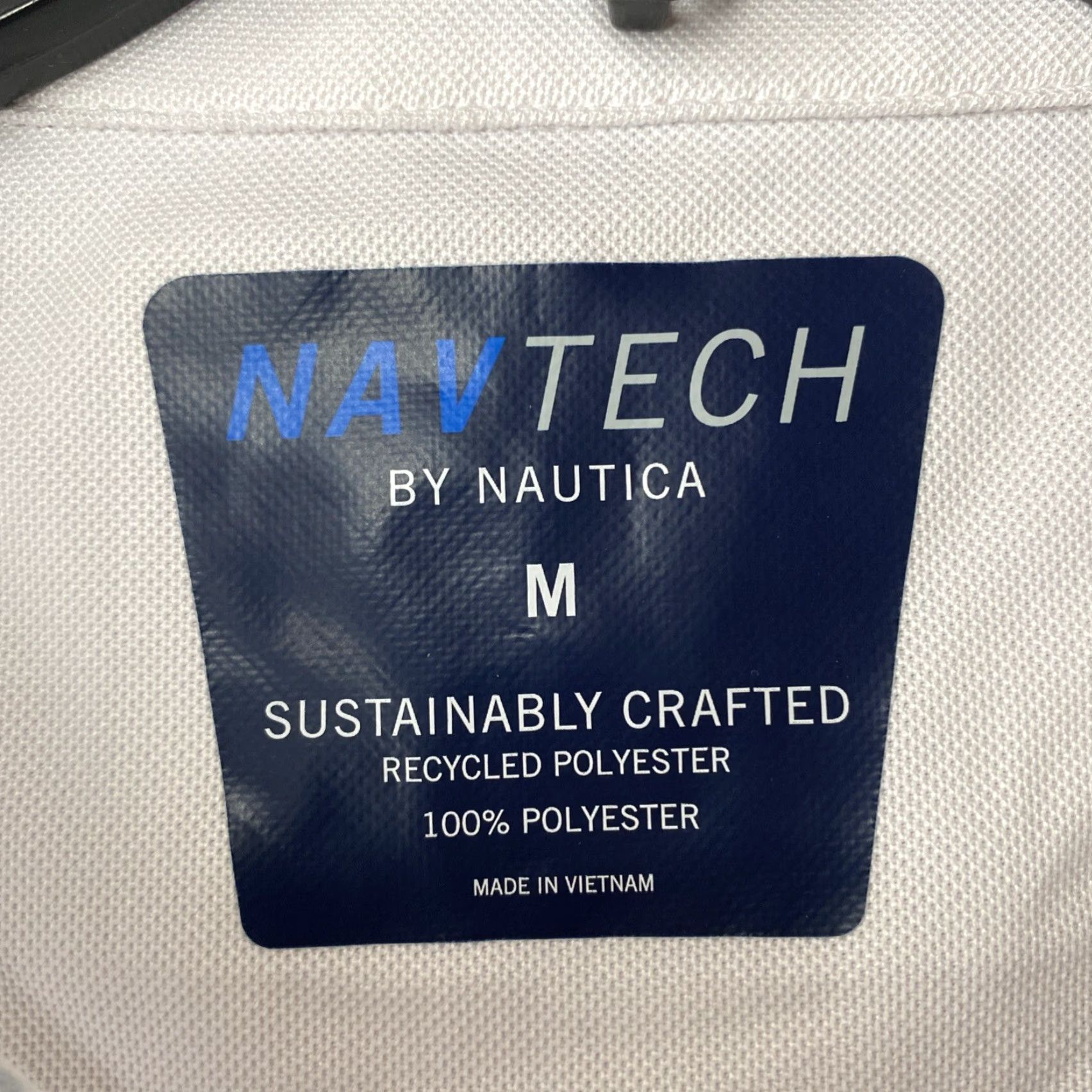 Nautica Nautica Navtech Polo Shirt Golf AOP Sustainably Crafted Recycled Mens M Clubs Size US M / EU 48-50 / 2 - 3 Thumbnail