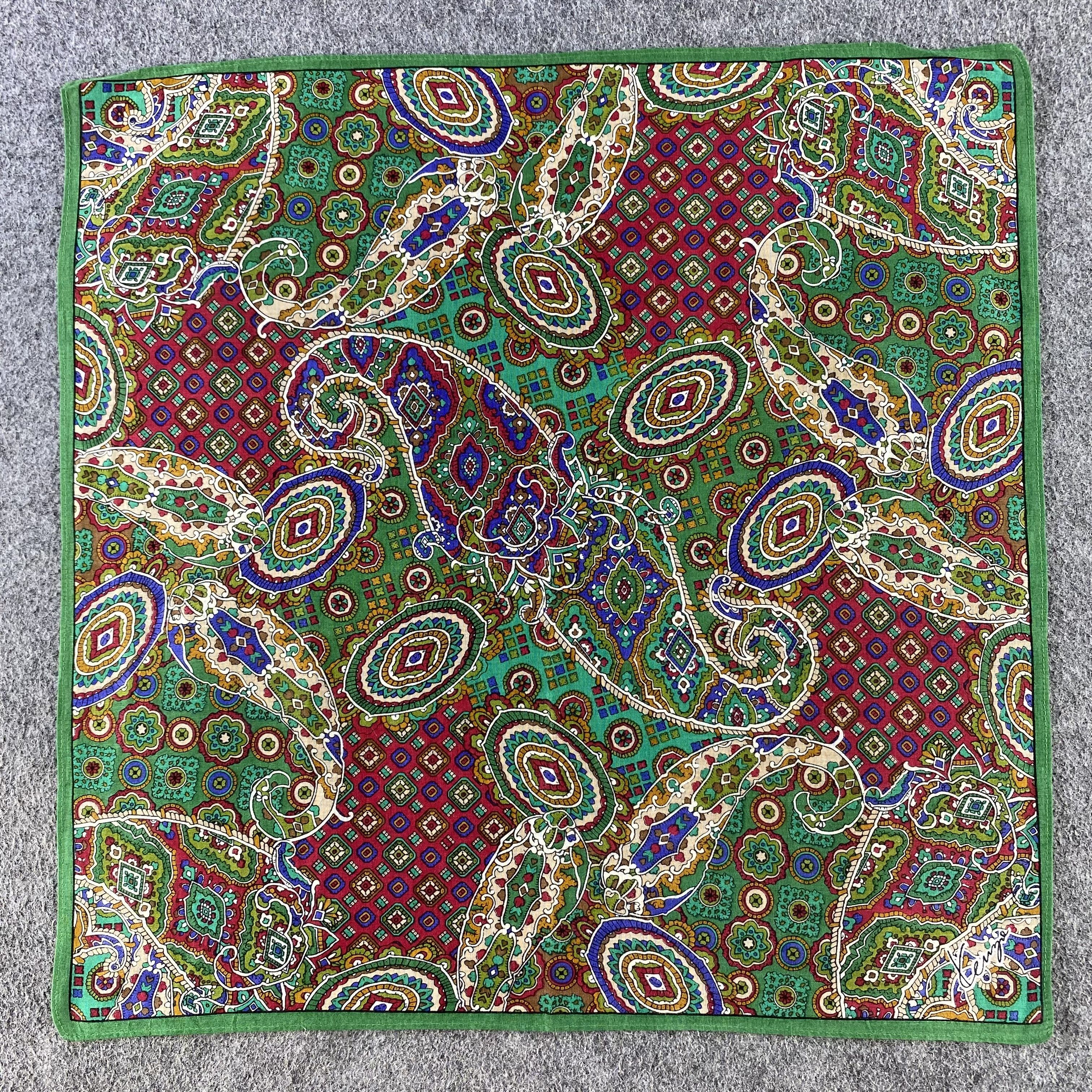 Kenzo × Vintage Kenzo Handkerchief/Neckerchief/Bandana HC644 Size ONE SIZE - 1 Thumbnail