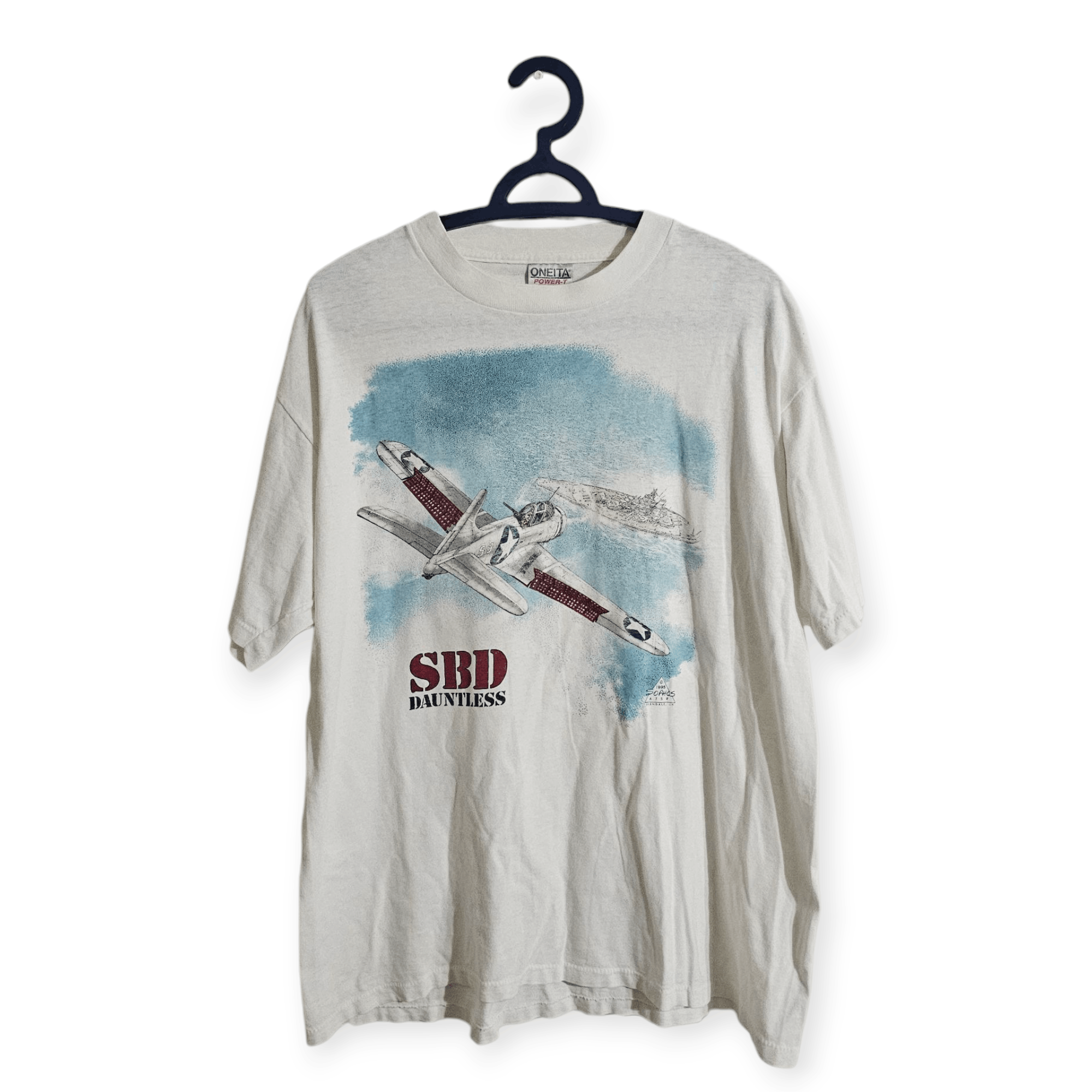 Avirex SBD Dauntless 1995 Avirex Oneita Tee Size US L / EU 52-54 / 3 - 1 Thumbnail
