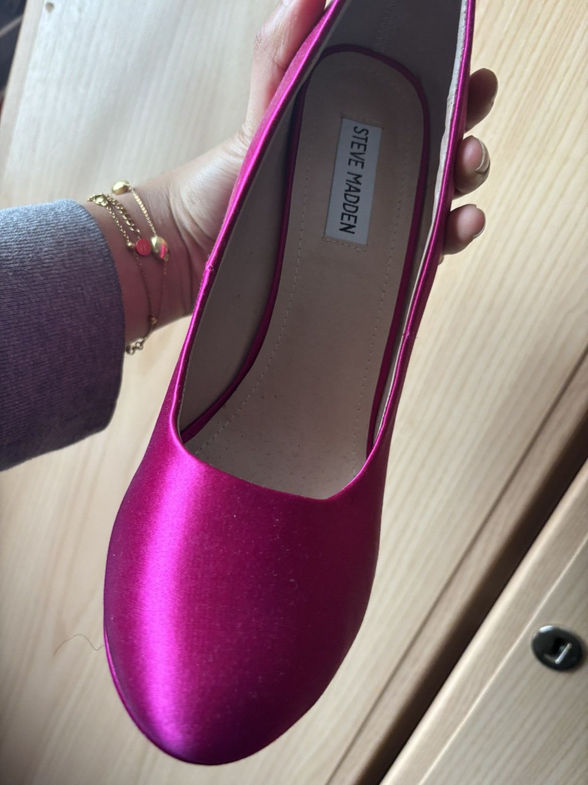 Steve Madden Steve Madden Pink Fuchsia High Heels with Rhinestones Size US 10.5 / IT 40.5 - 8 Thumbnail