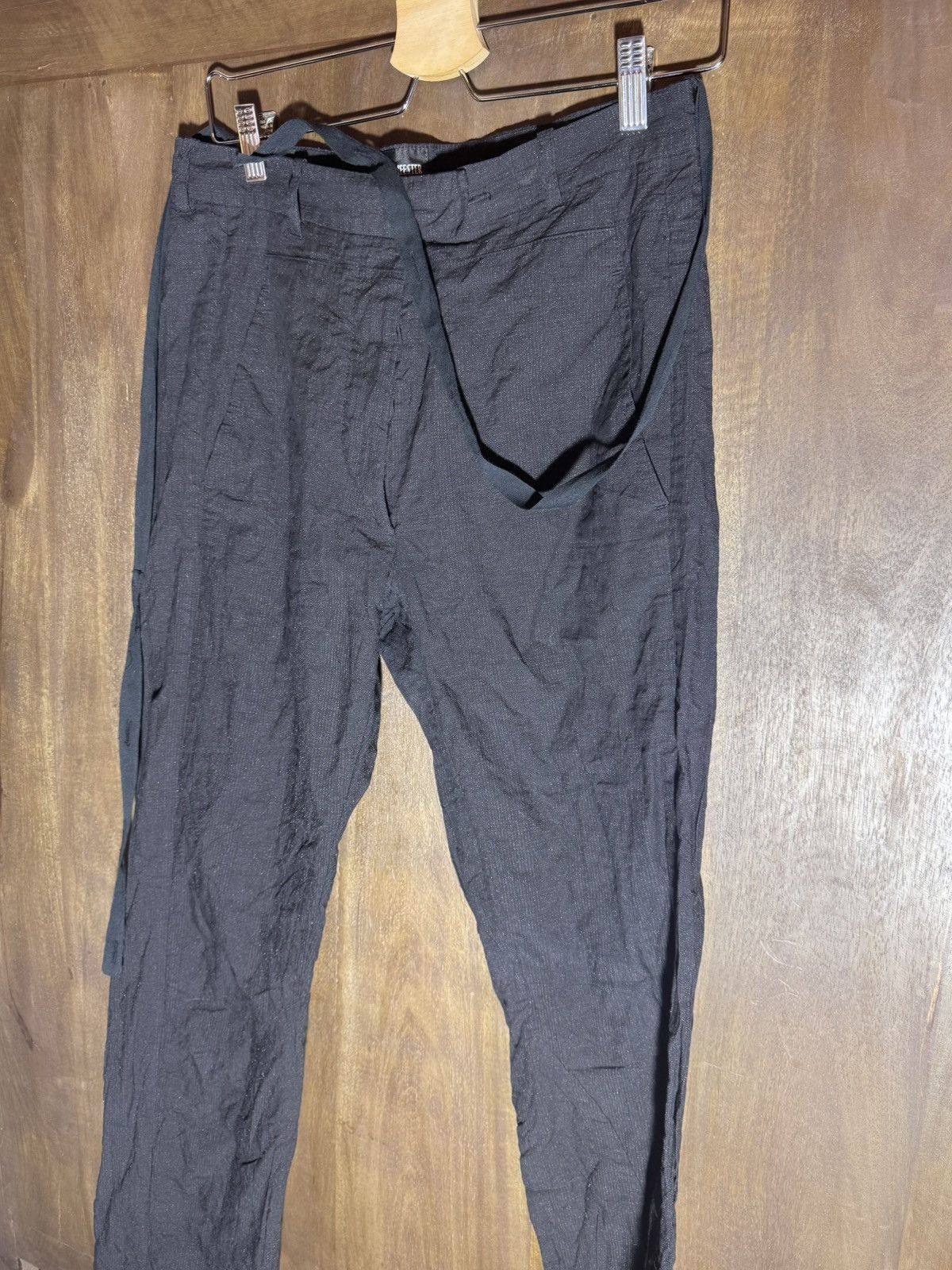 Ann Demeulemeester ann demeulemeester vintage cotton metal pants 38 Size 27" / US 4 / IT 40 - 4 Thumbnail
