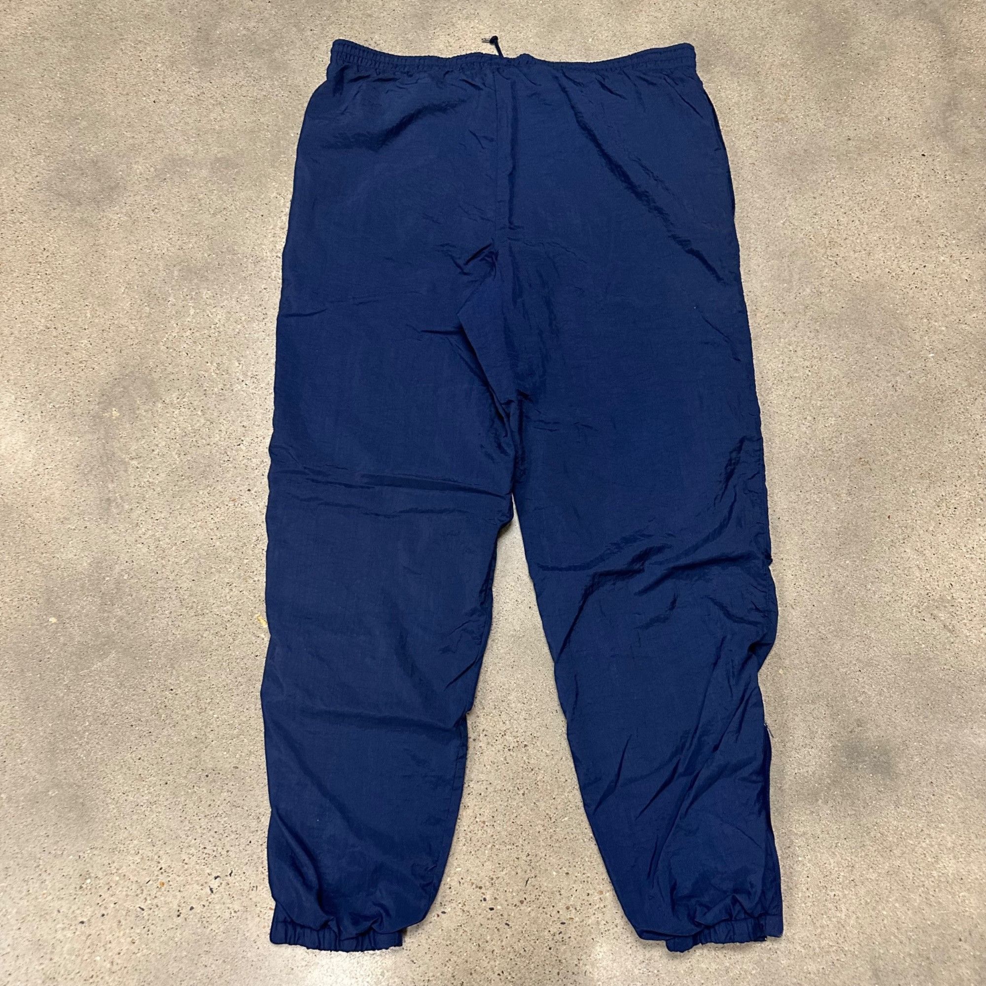 Nike × Vintage Vintage 90s Nike Swoosh Nylon Track Pants Size US 34 / EU 50 - 1 Thumbnail