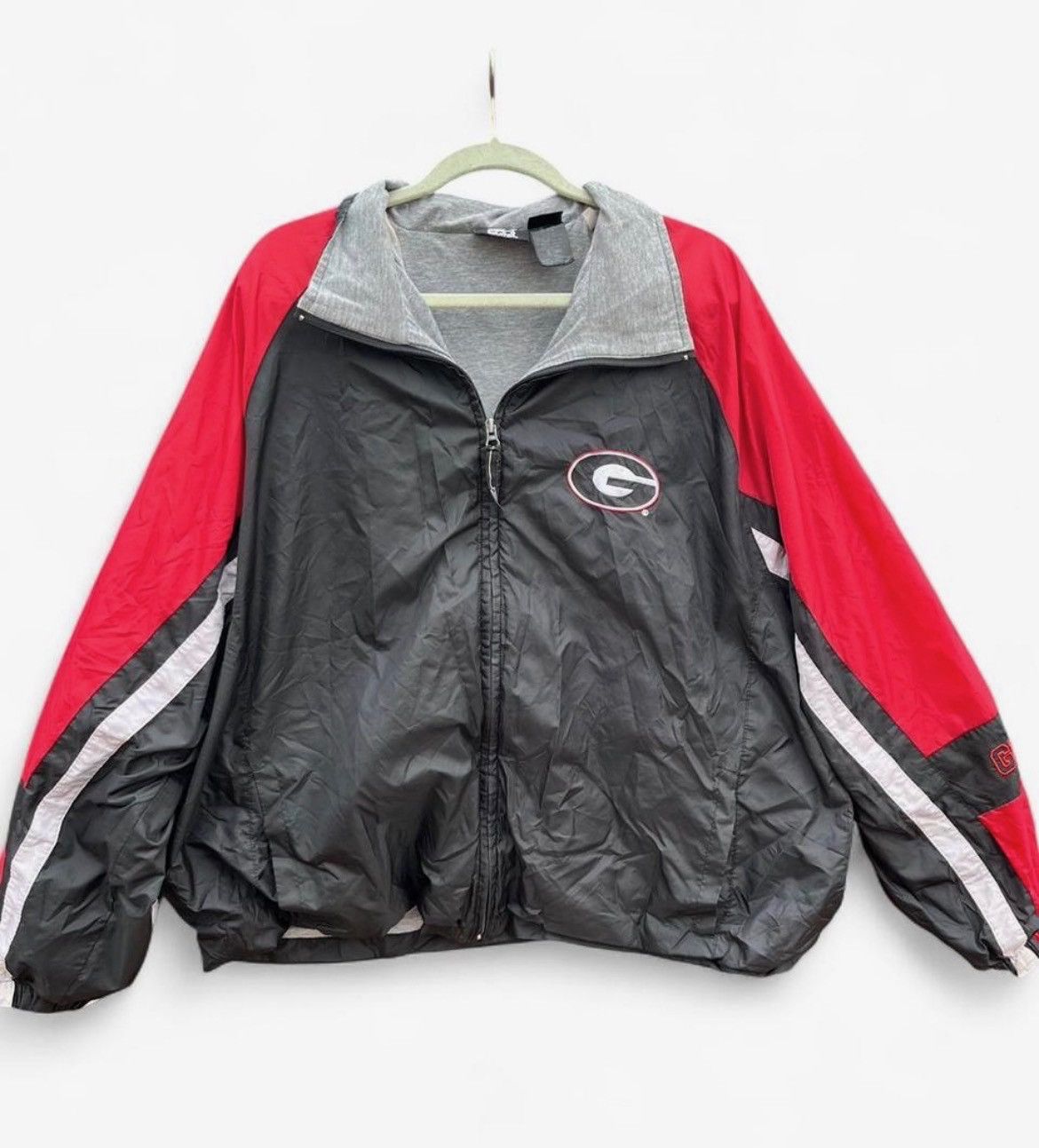 Starter Vintage STARTER Georgia Bulldogs Windbreaker Jacket Size US XL / EU 56 / 4 - 1 Thumbnail