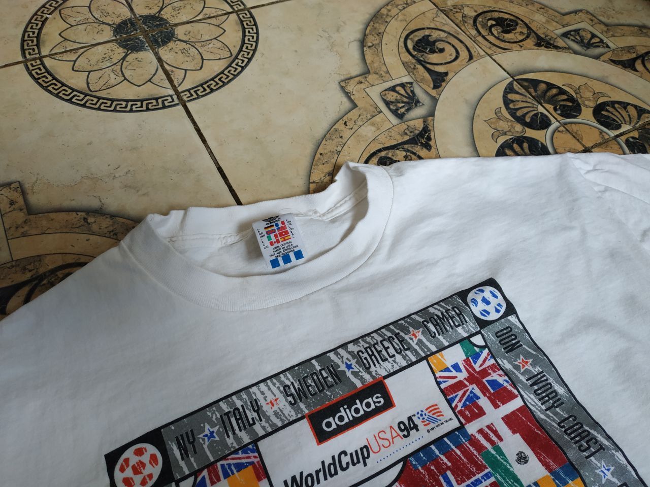 Adidas Vtg 1994 Adidas World Cup USA T-Shirt DEADSTOCK L USA Size US L / EU 52-54 / 3 - 11 Thumbnail