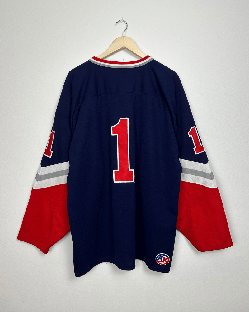 NHL × Vintage Athletic Knit New York Rangers Blank Hockey Jersey - XXL/2XL Size US XXL / EU 58 / 5 - 3 Thumbnail
