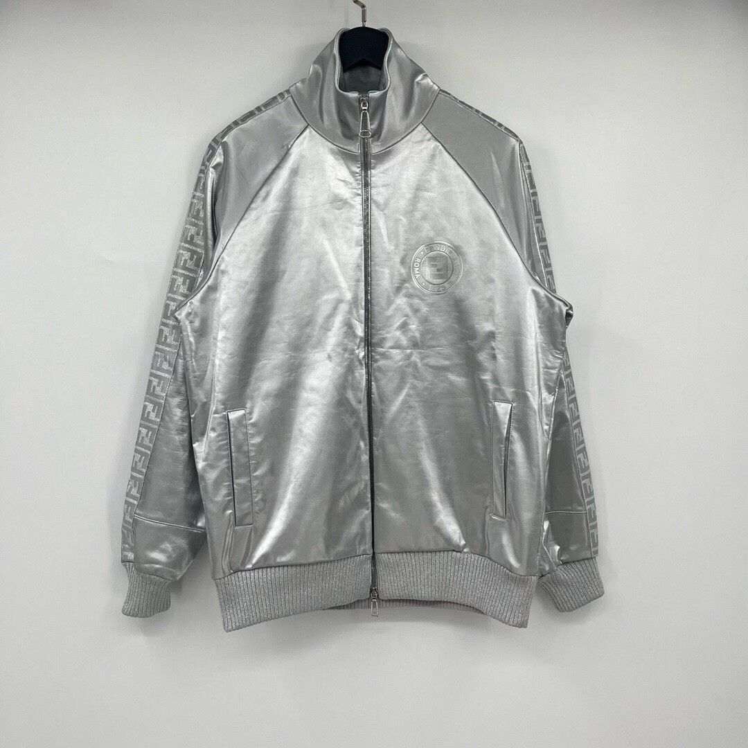 Fendi Fendi Silver Light Jacket L Men Size US L / EU 52-54 / 3 - 1 Thumbnail