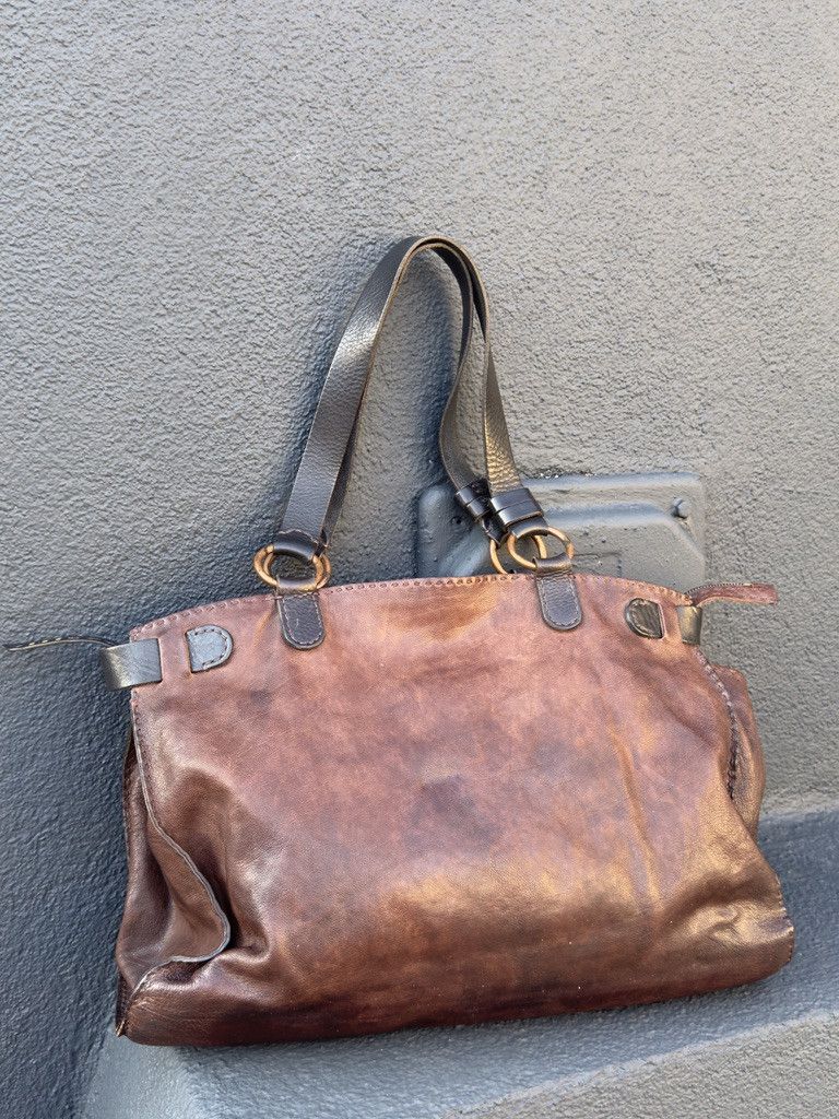HENRY BEGUELIN × Vintage Henry Beguelin Handbag Purse Brown Leather Size ONE SIZE - 4 Thumbnail