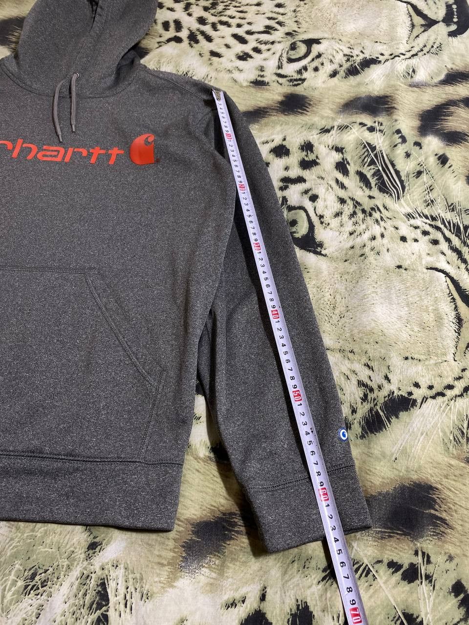 Carhartt × Vintage Crazy Rare Vintage Carhartt Gray Hooded Jacket Size Large Size US L / EU 52-54 / 3 - 9 Thumbnail