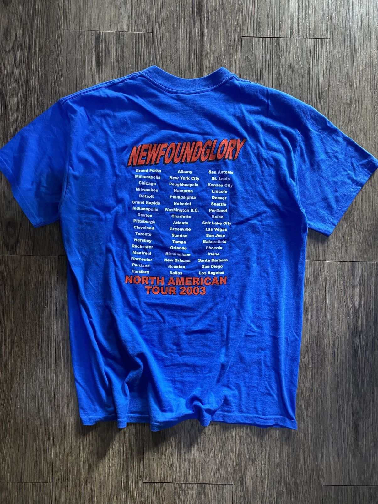 Band Tees vintage new found glory tour 2003 Size US L / EU 52-54 / 3 - 5 Thumbnail