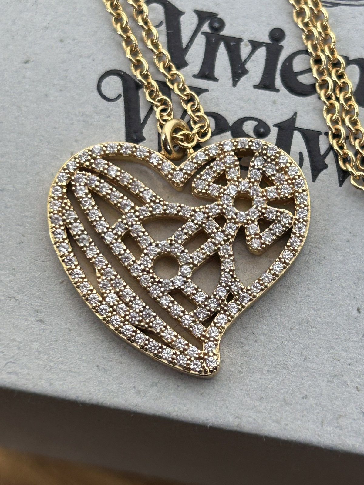 Vivienne Westwood Multi Heart Orb Necklace | Grailed