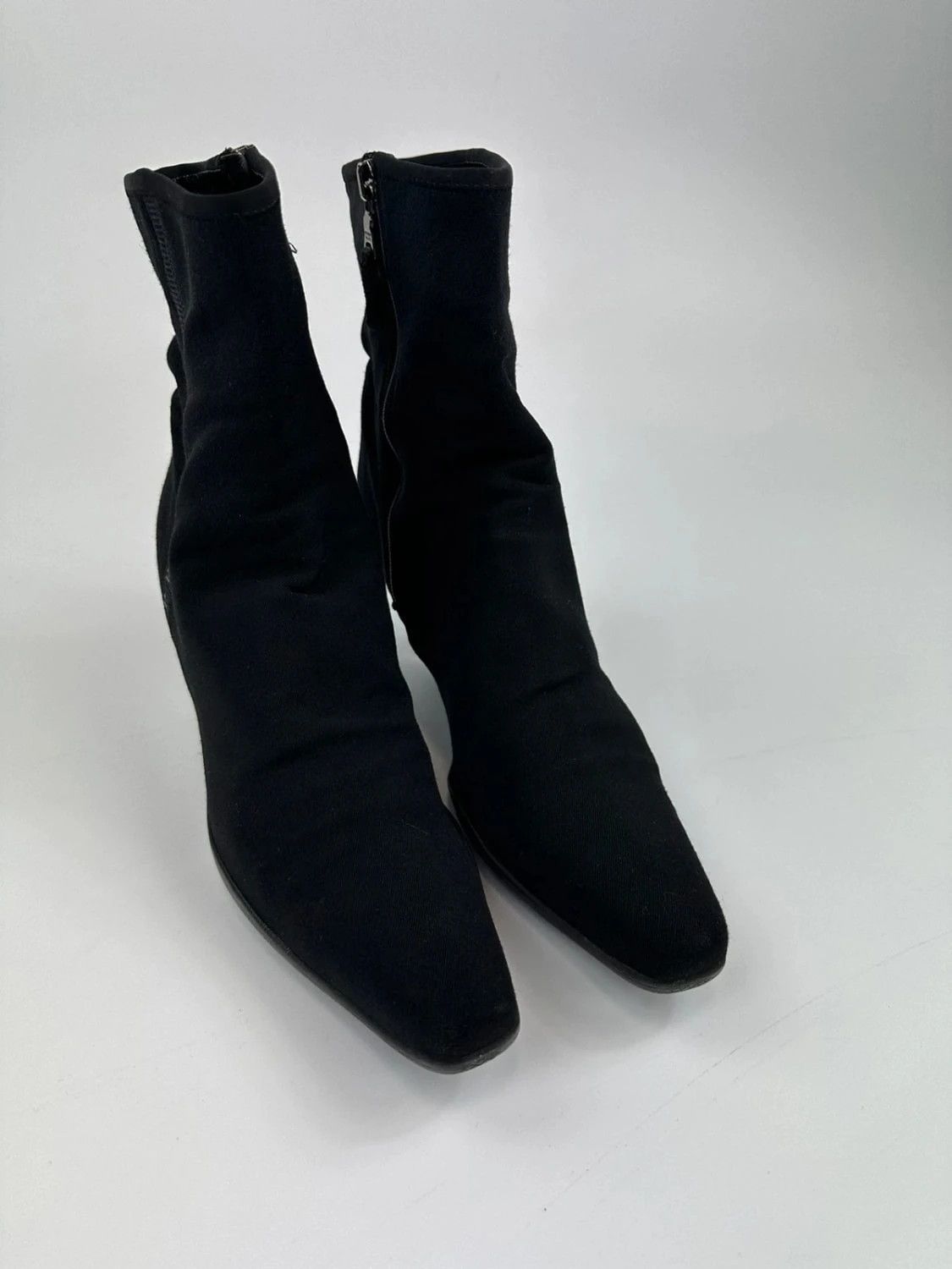 Prada Prada Sport Neoprene Boots Bottines Black bout pointu Size US 7.5 / IT 37.5 - 7 Thumbnail