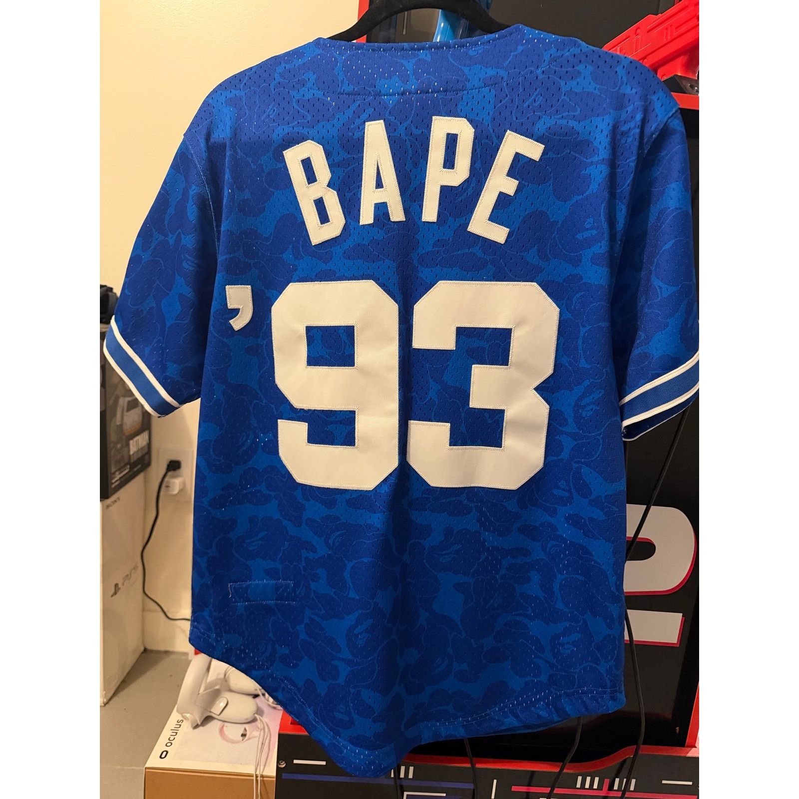 Bape Bape x Mitchell & Ness Dodgers jersey medium Size US M / EU 48-50 / 2 - 2 Thumbnail