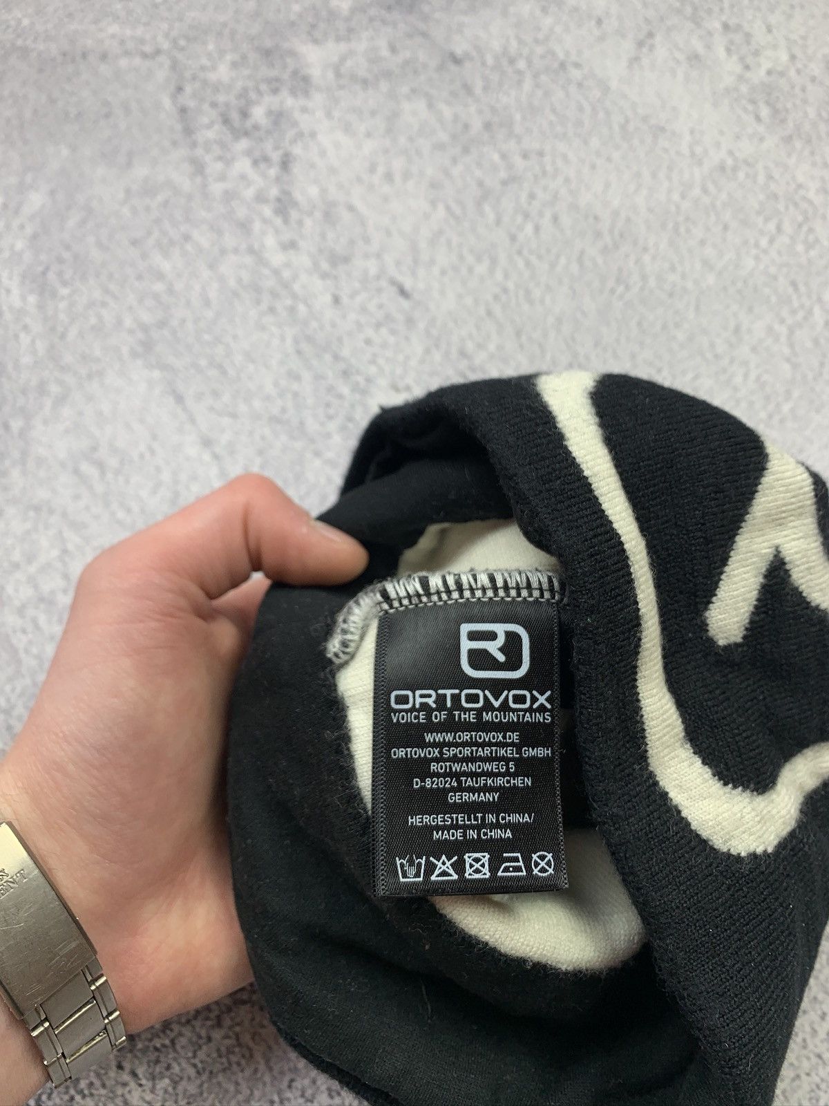 ORTOVOX Ortovox Beanie Hat Black Merino Wool Ski Winter Cap Hat Size ONE SIZE - 6 Thumbnail