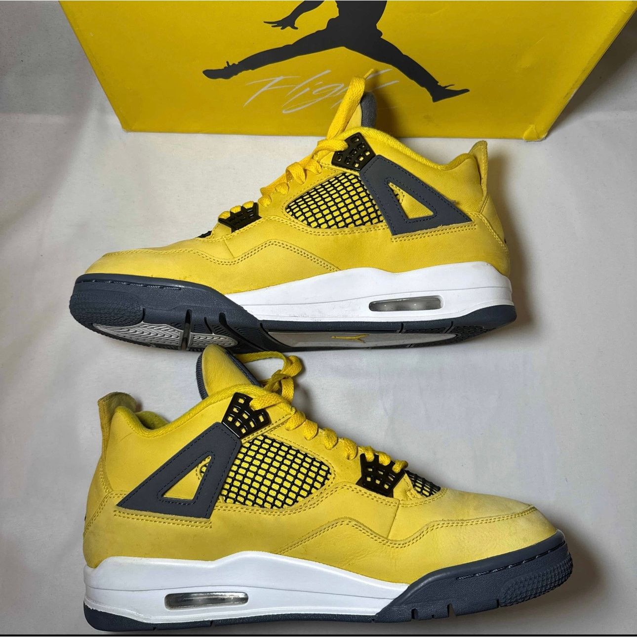 Jordan Brand × Nike Size 11 - Nike Air Jordan 4 Retro Lightning 2021 Men's Shoes Size US 11 / EU 44 - 3 Thumbnail
