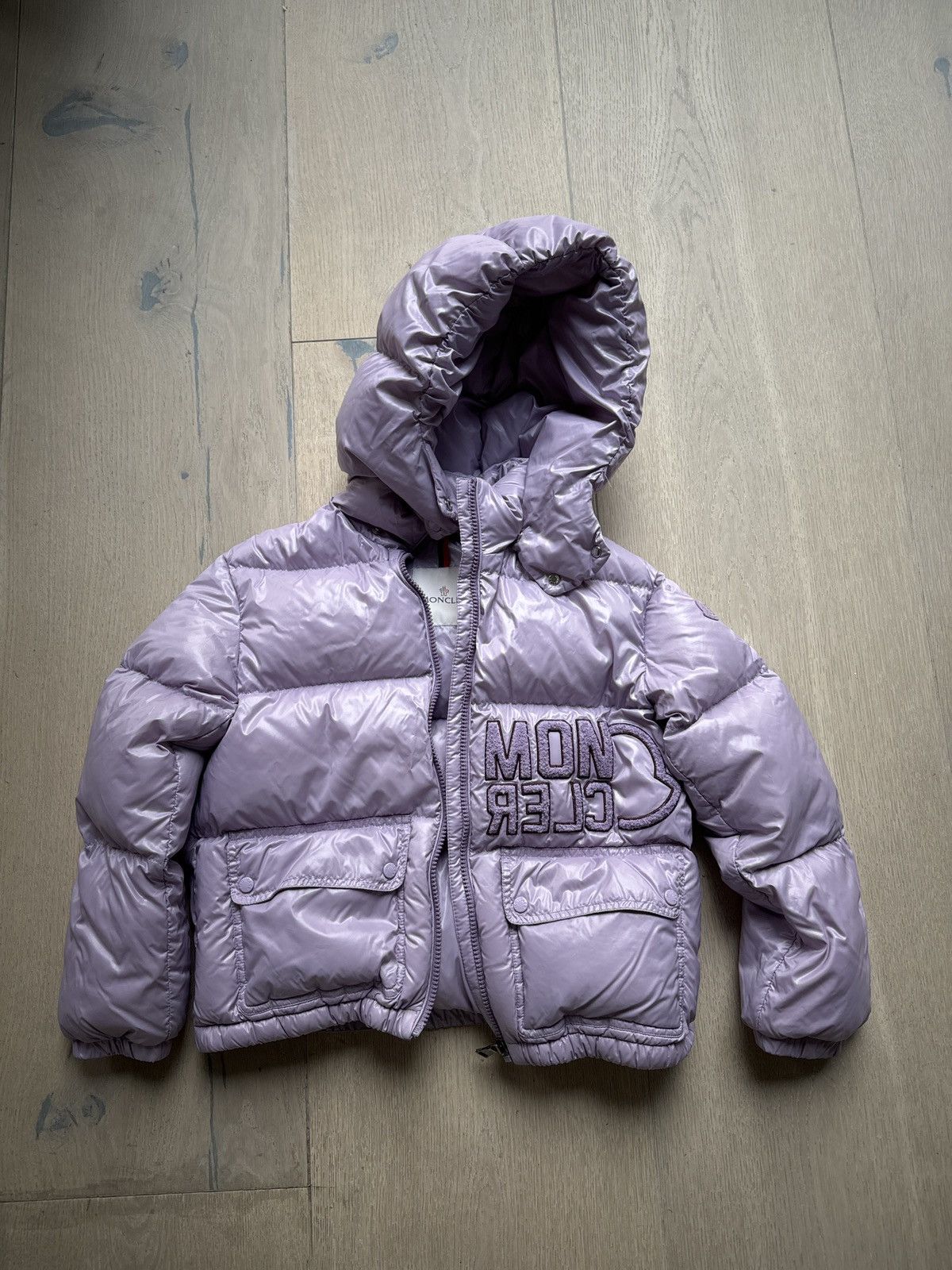 Moncler Abbaye moncler girl's hooded down jacket size 10A 140cm Size XXS / US 00 / IT 34 - 1 Thumbnail