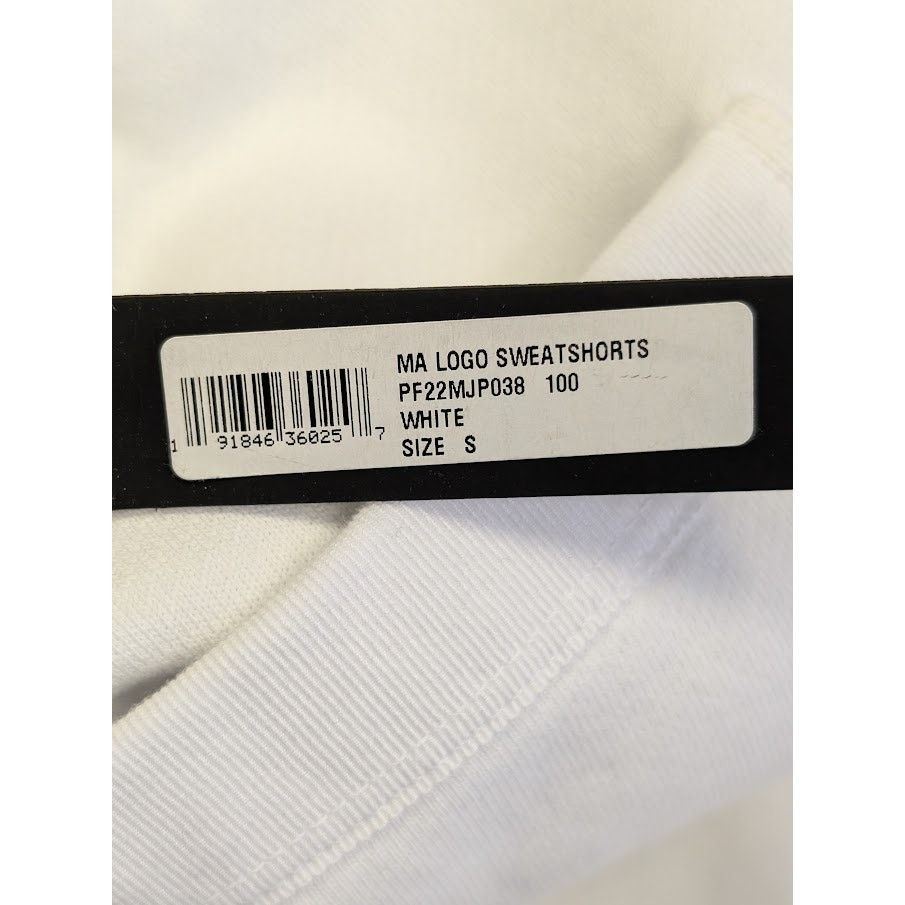 Amiri o1rshd1 MA Logo Sweatshorts in White Size US 30 / EU 46 - 19 Thumbnail