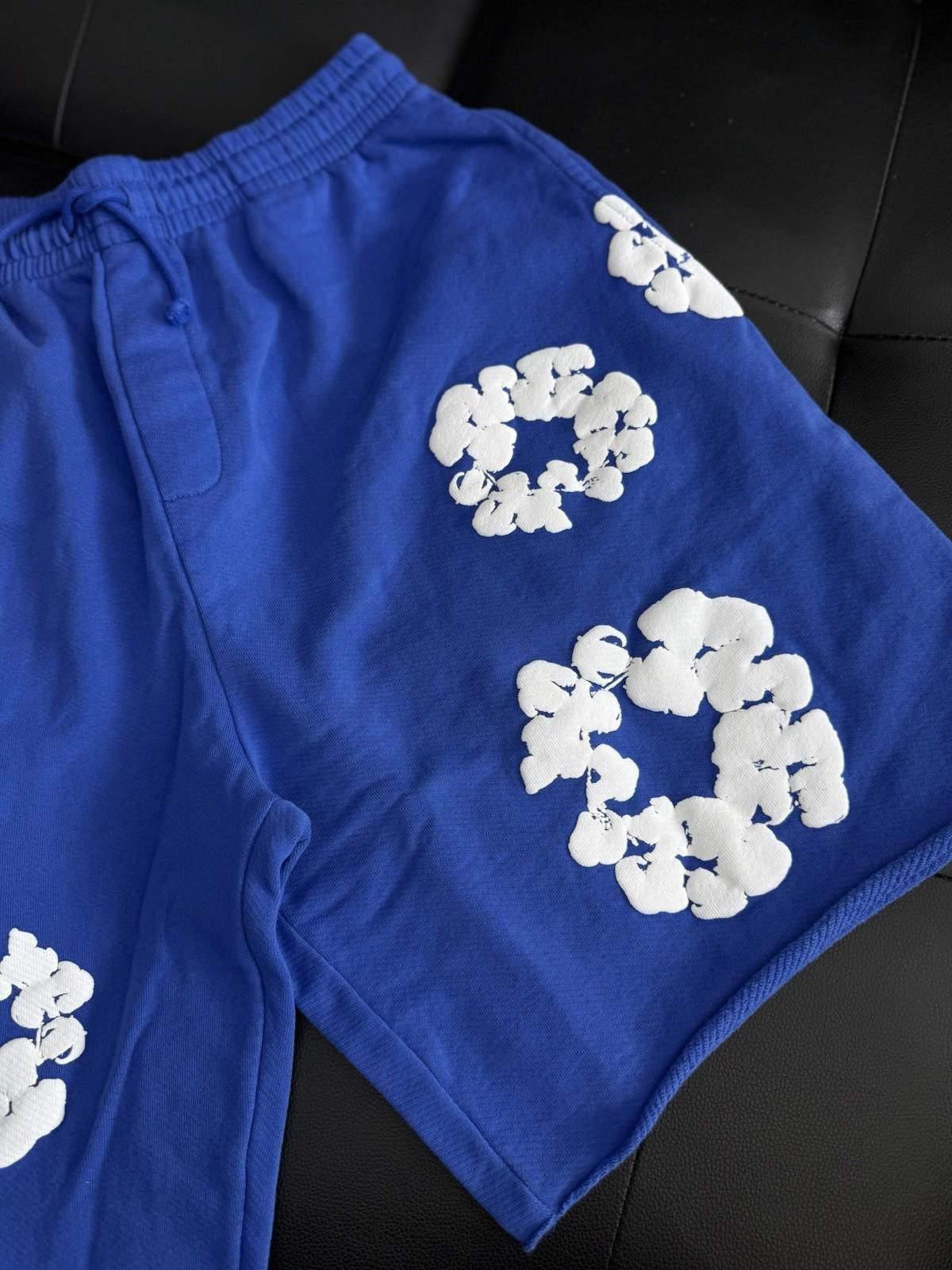 DENIM TEARS Denim Tears Cotton Wreath Shorts Blue |BRAND NEW 2025 Medium Size US 32 / EU 48 - 3 Thumbnail