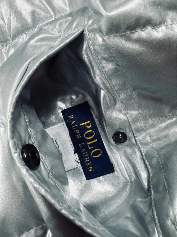 Ralph Lauren Silver Navy Blue Double-Face Down Jacket XS Size US XS / EU 42 / 0 - 9 Thumbnail