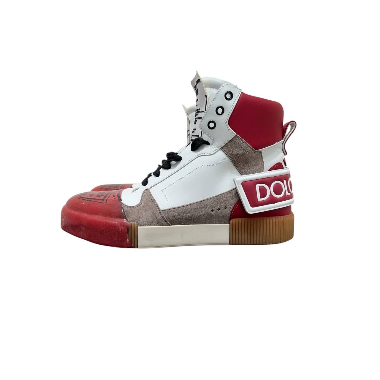 Dolce & Gabbana Dolce & Gabbana Men's Leather Colorblock Sneakers - Size 10 Size US 10 / EU 43 - 1 Thumbnail