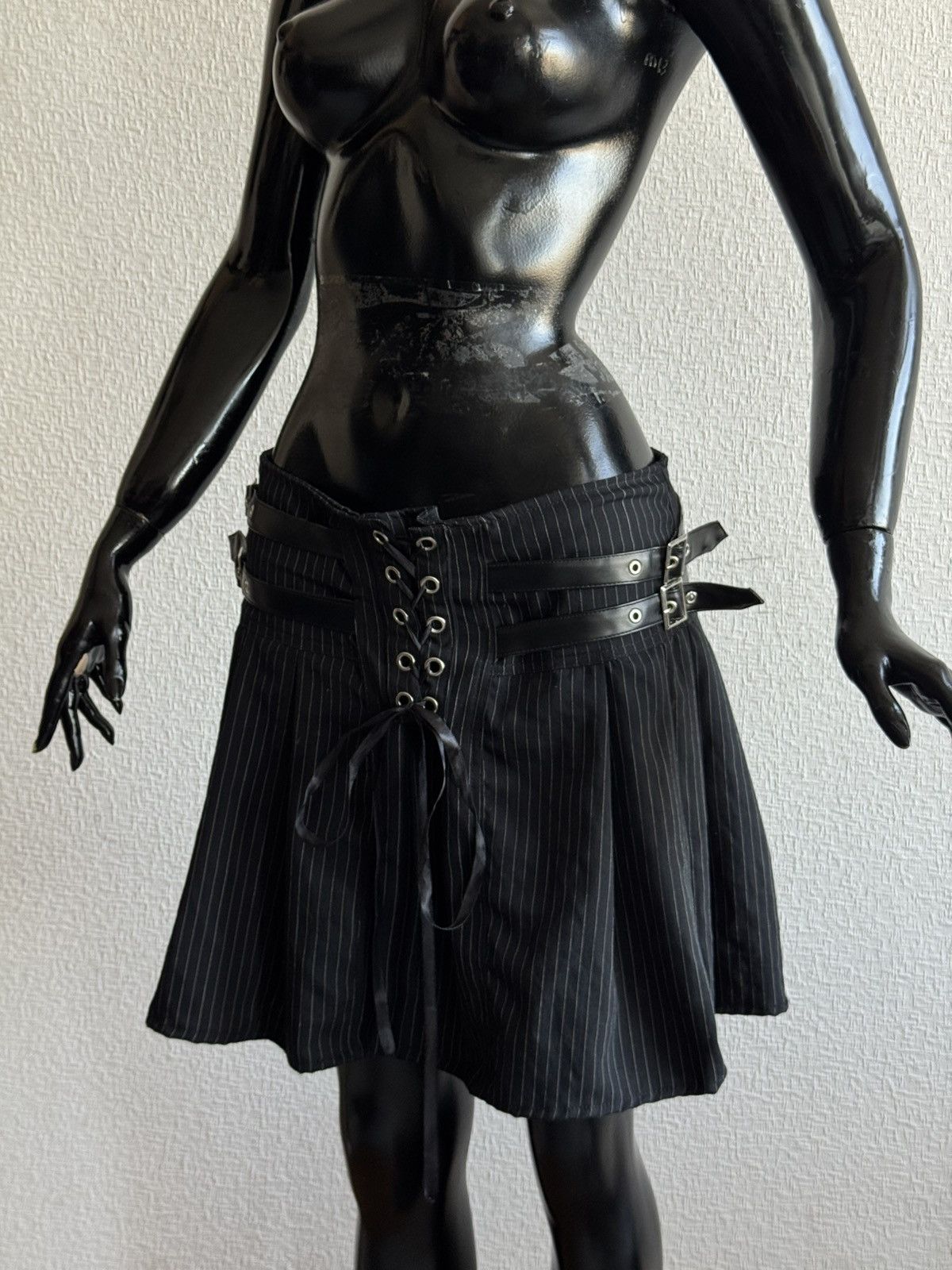Vintage Gothicana by EMP AVANT GARDE RAVE SKIRT Size 30" / US 8 / IT 44 - 1 Thumbnail