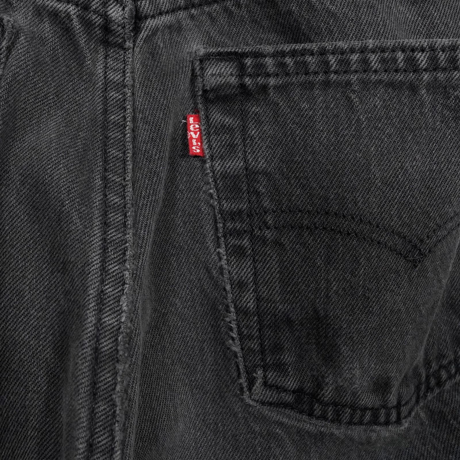Levi's Vintage 90s Levi’s 501 Black Jeans USA Made 32x34 (31x33.5) Size US 31 - 8 Thumbnail