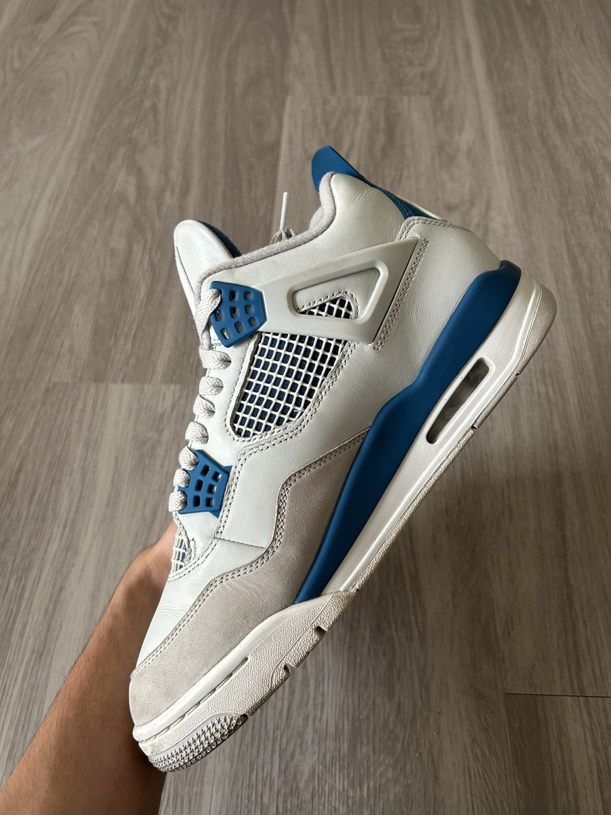 Jordan Brand Air Jordan Retro 4 Military Blue 2024 Size 9 Size US 9 / EU 42 - 9 Thumbnail