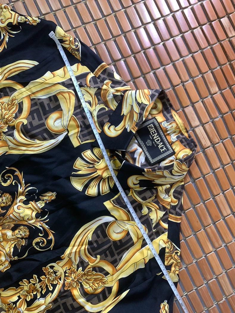 Versace Versace Baroque mulberry silk shirt Size US M / EU 48-50 / 2 - 6 Thumbnail