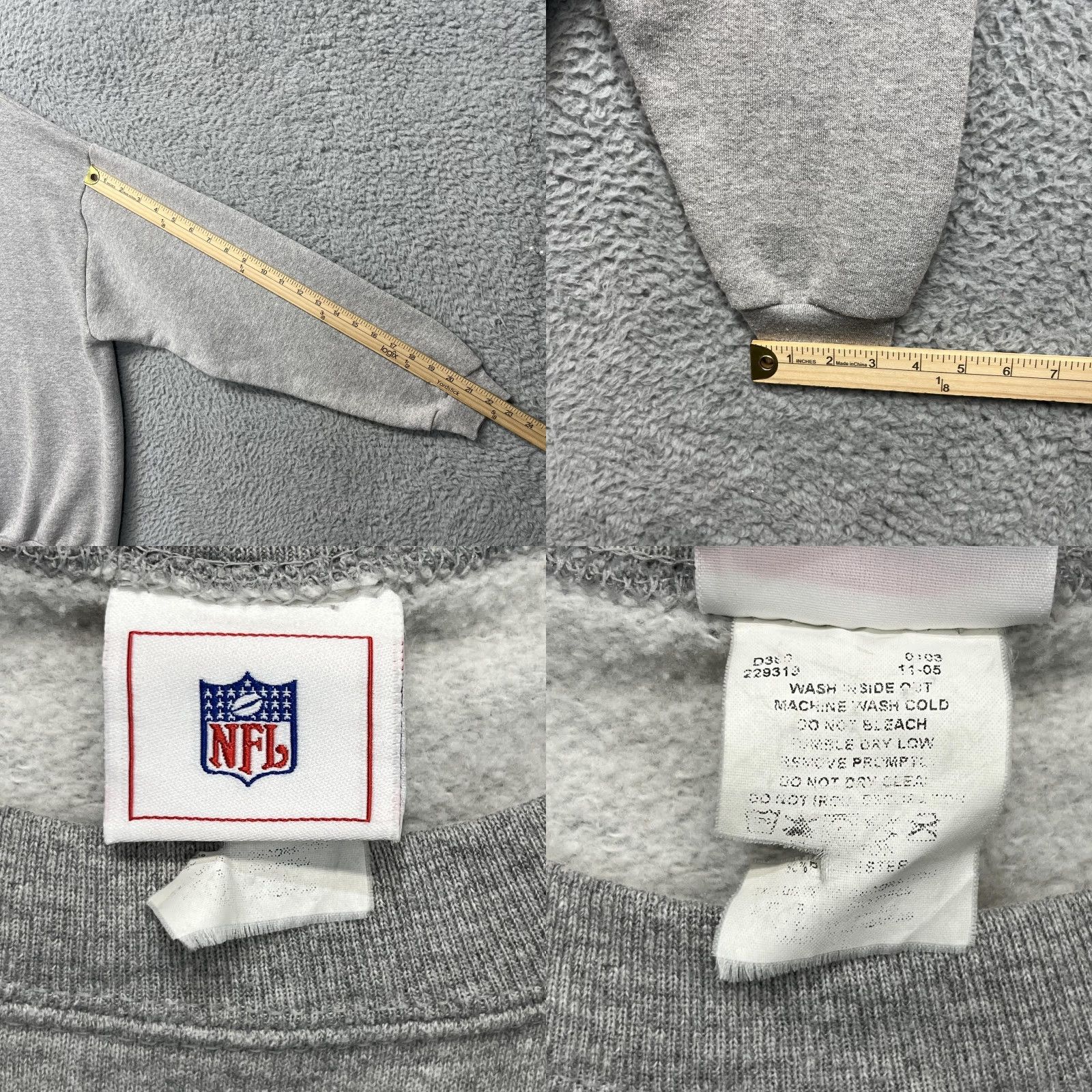 NFL NFL Super Bowl XLI Champions Sweatshirt Mens XL Gray Colts Crewneck Pullover Size US XL / EU 56 / 4 - 9 Thumbnail