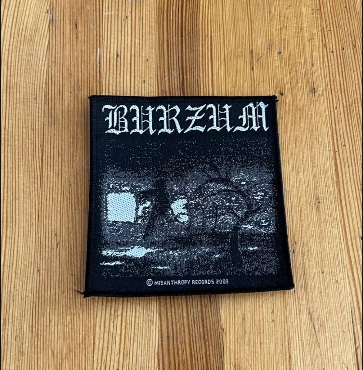 Band Tees 2003 BUrzum Misanthropy Black Metal Band Small Patch OG Size ONE SIZE - 1 Thumbnail