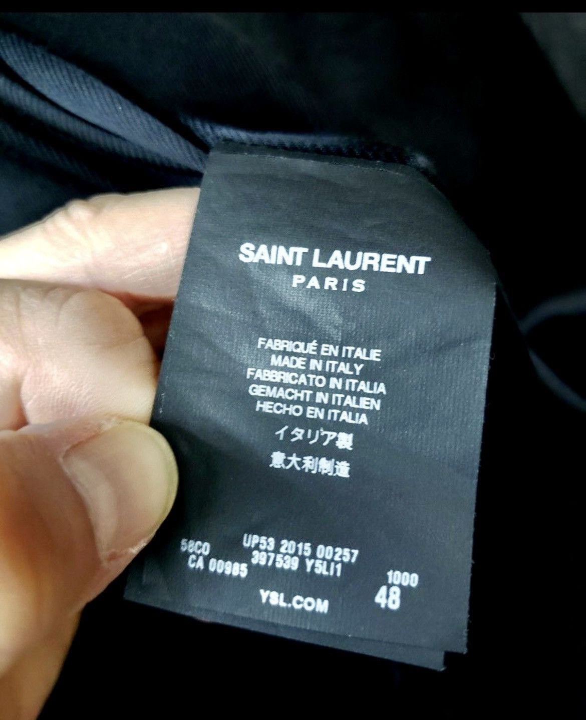 Hedi Slimane × Saint Laurent Paris 15FW Python Patch Aviator Leather Jacket Size US M / EU 48-50 / 2 - 9 Thumbnail