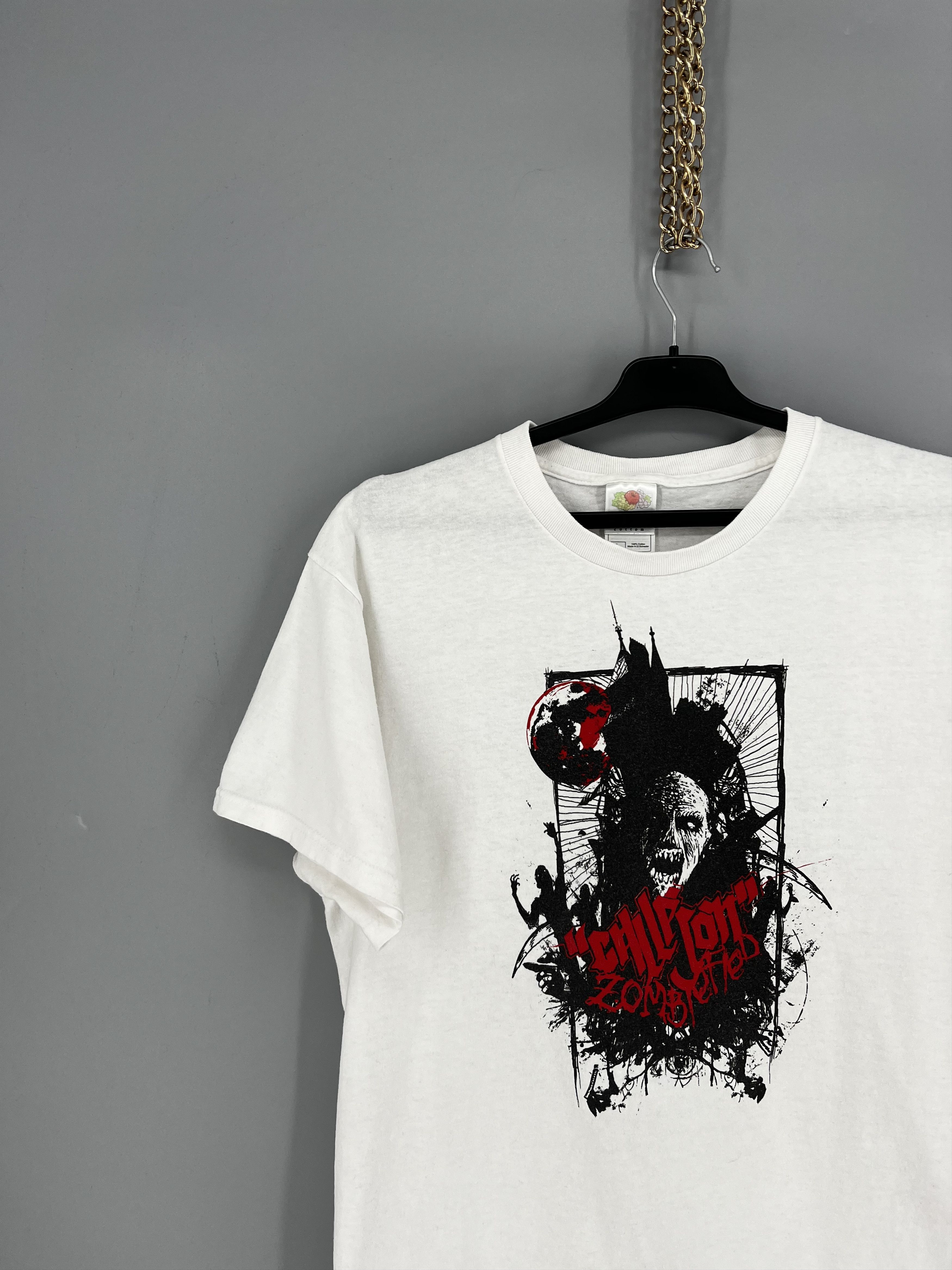 Band Tees ALIEN SEX FIEND RARE ZOMBIFIED LONGSLEEVE NIK FIEND ROCK 90s Size US L / EU 52-54 / 3 - 4 Thumbnail