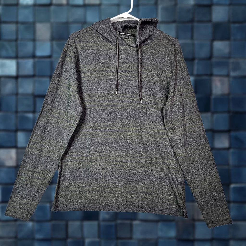 Vintage Robert Barakett Men's Hoodie Dark Gray Size S Size US S / EU 44-46 / 1 - 1 Thumbnail