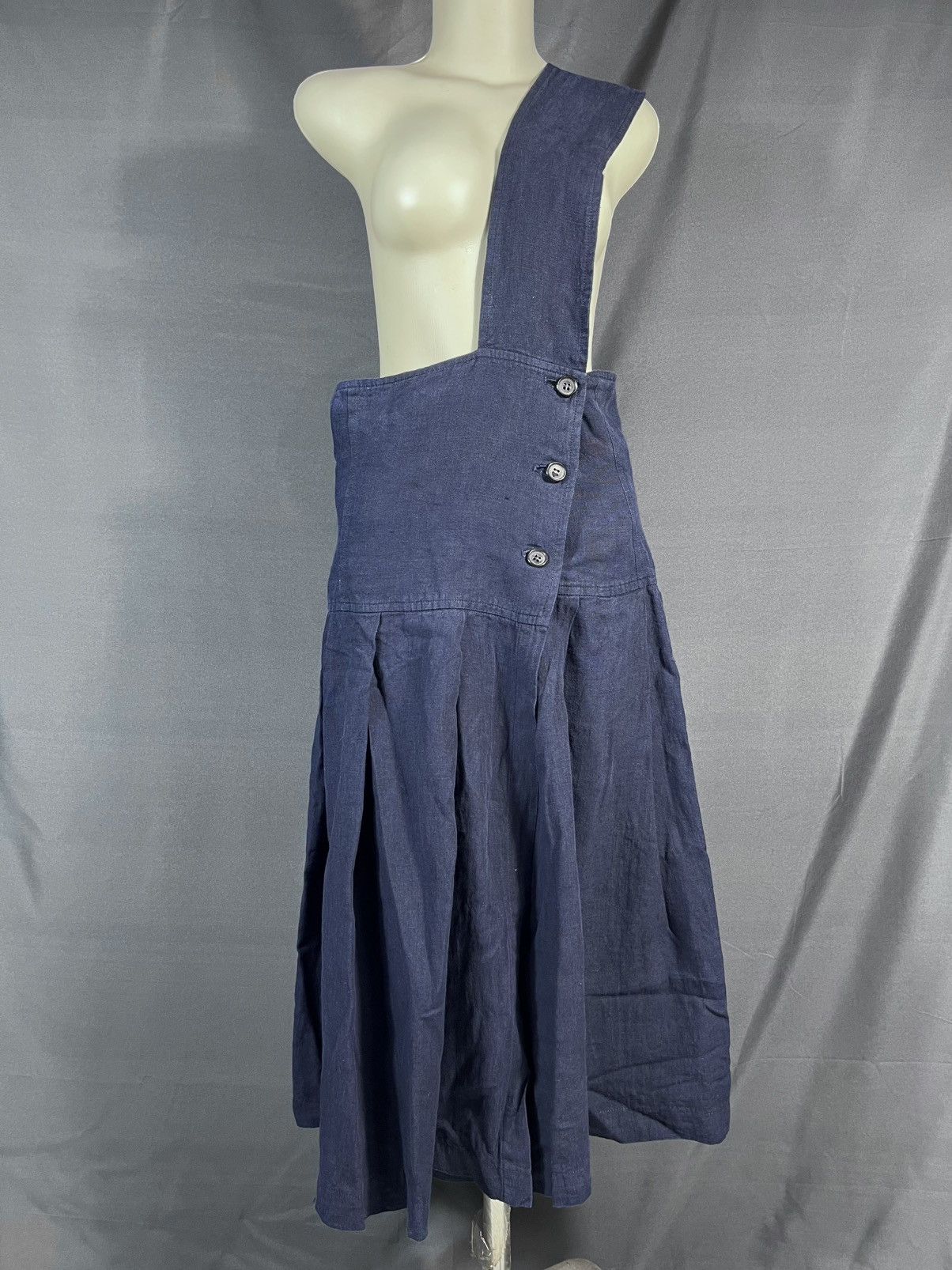 Tricot Comme des Garcons 90's TRICOT CDG APRON STYLE ONE-SHOULDER DRESS Size M / US 6-8 / IT 42-44 - 6 Thumbnail