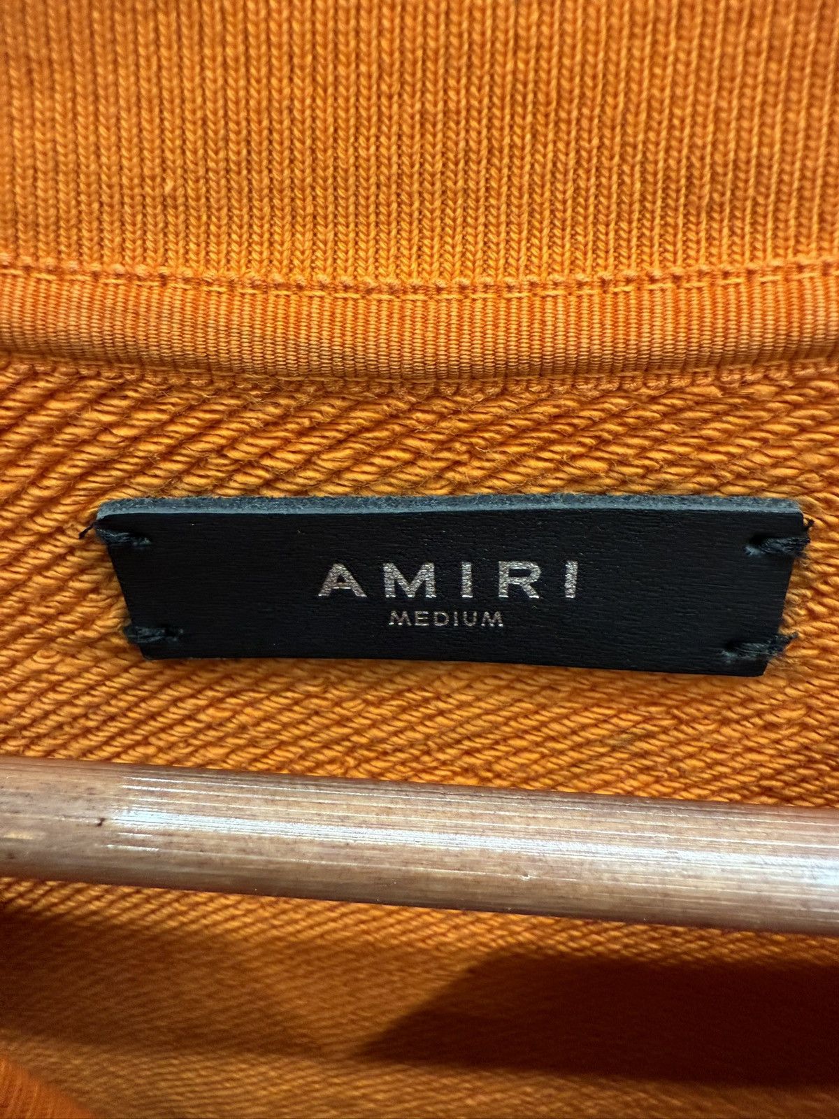 Amiri Amiri Orange Cotton Sweatshirt With Bandana Applique Size US M / EU 48-50 / 2 - 3 Thumbnail
