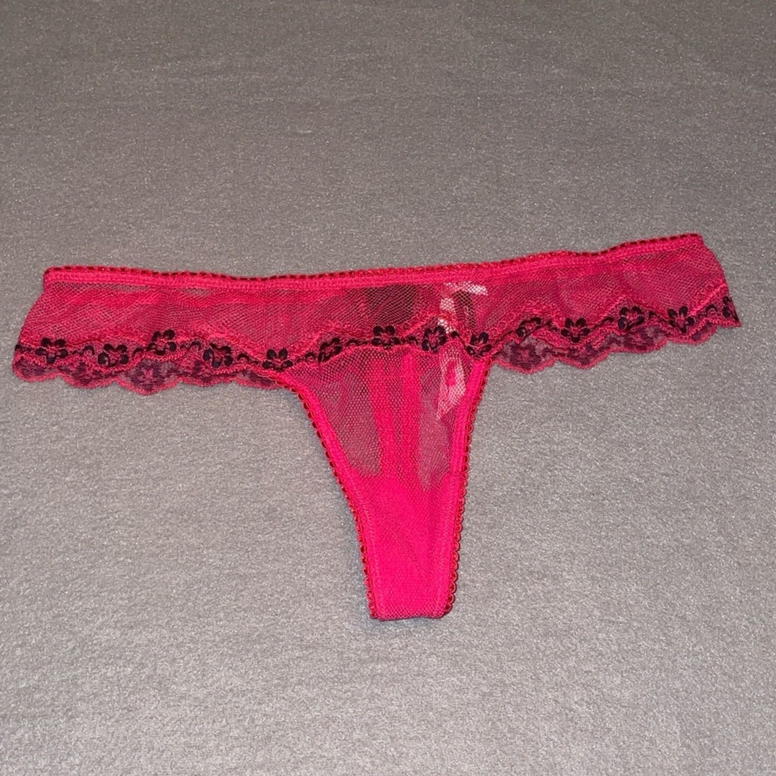 Victoria's Secret Victoria’s Secret Sexy Little Things thong Hot Pink Panties Size ONE SIZE - 5 Thumbnail