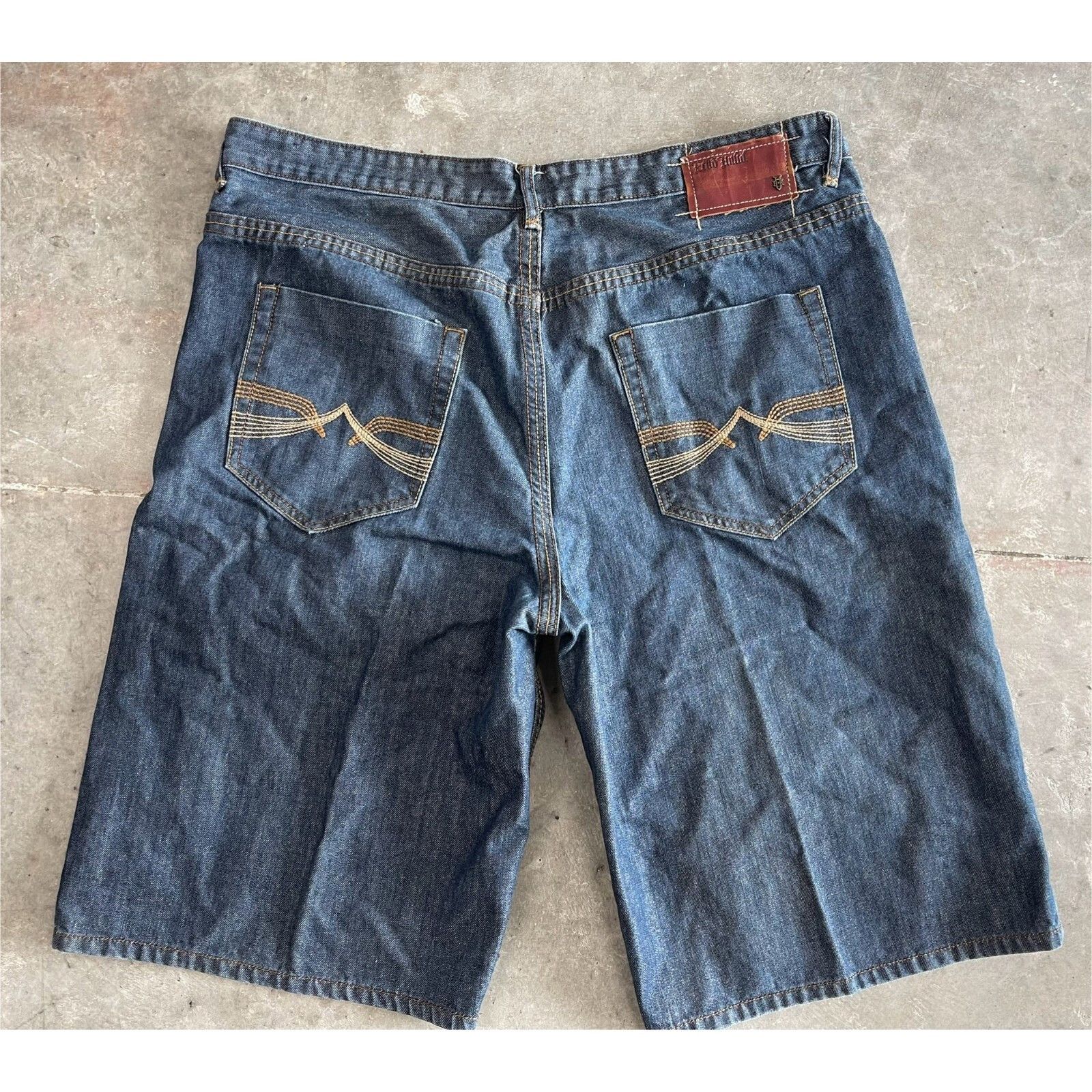 Ecko Unltd. VTG Y2K 90S ECKO UNLTD BLUE DENIM JEAN SHORTS JORTS BAGGY SK Size US 42 / EU 58 - 1 Thumbnail
