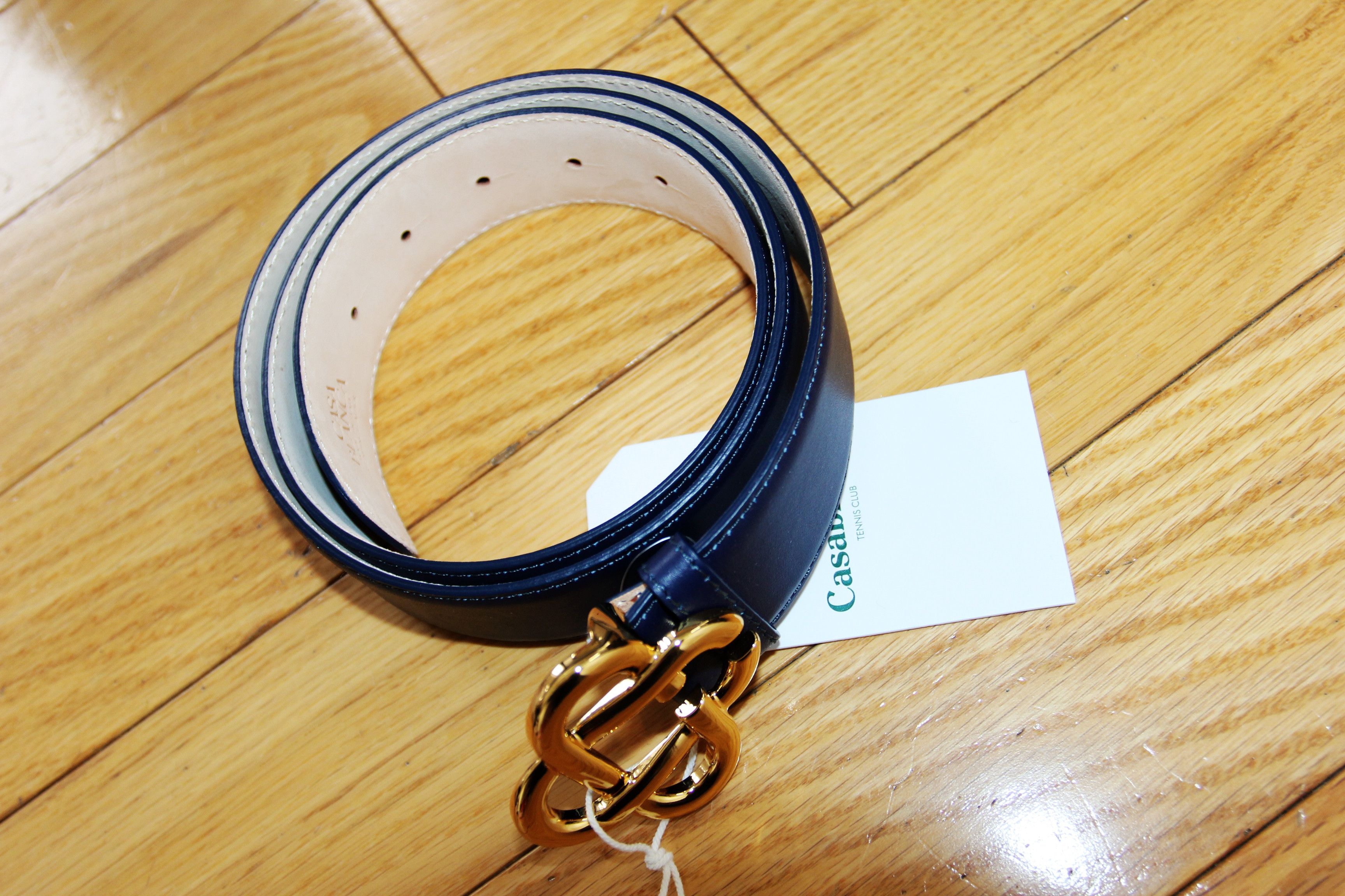 Casablanca BNWT AW24 CASABLANCA CC LOGO BUCKLE BELT 95CM Size ONE SIZE - 3 Thumbnail