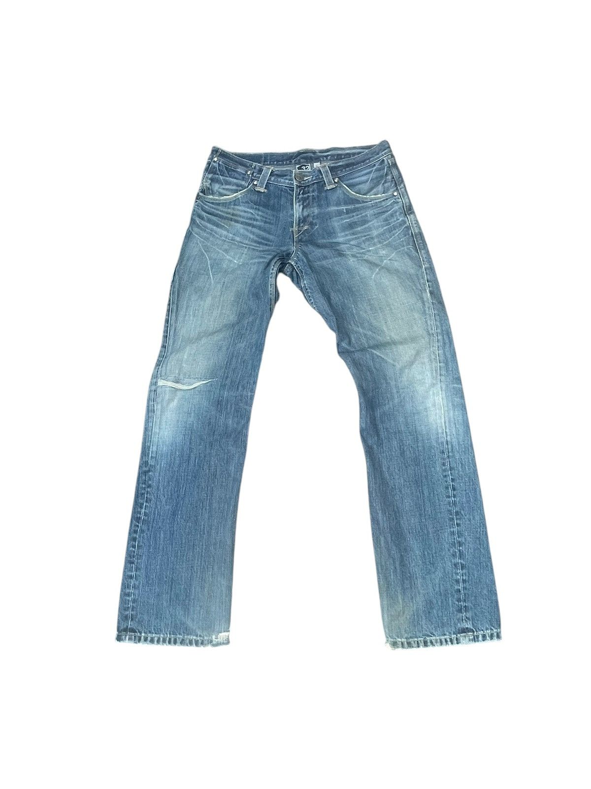 Levi's × Vintage Vintage Levis Engineered Distresed Denim Size US 33 - 1 Thumbnail