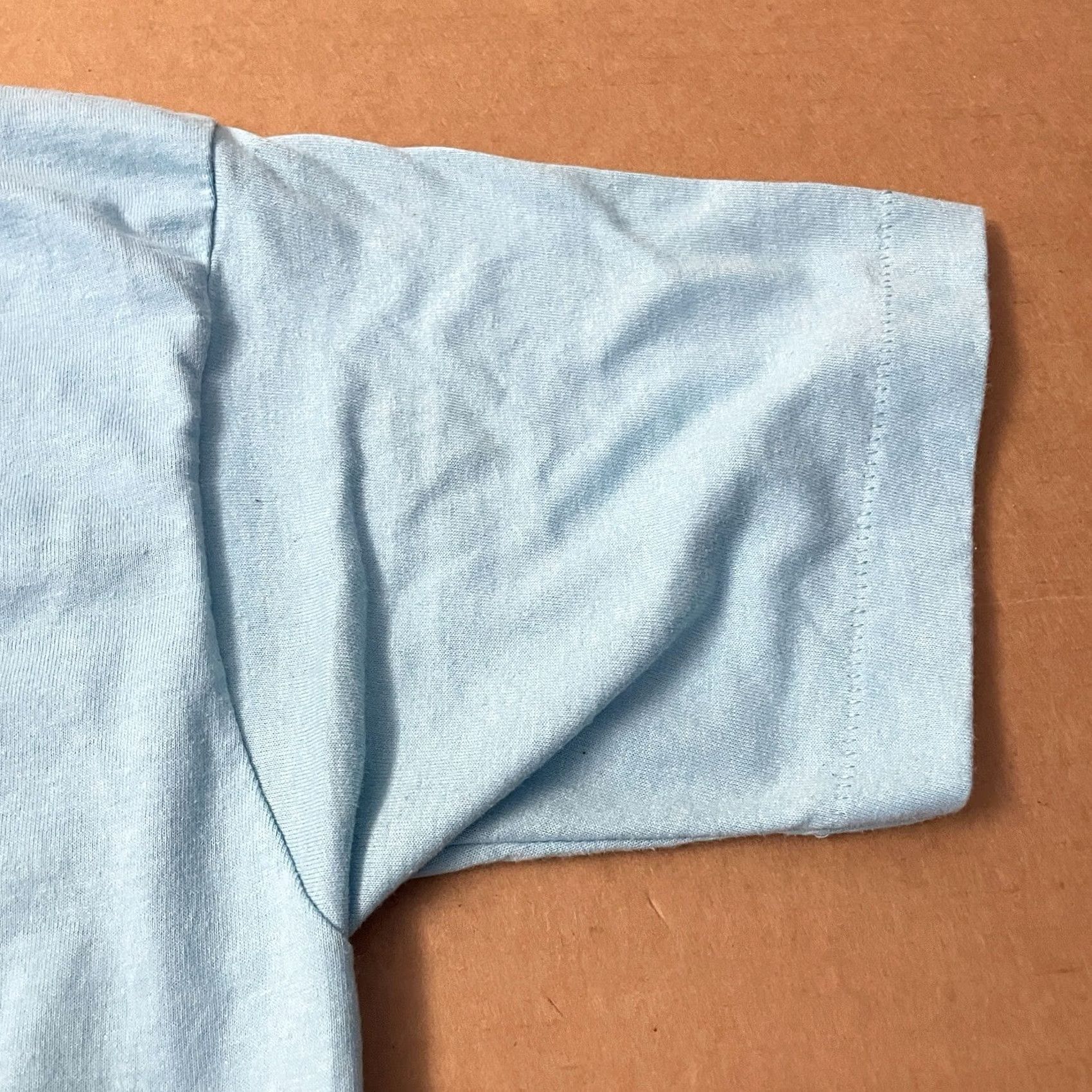 Fruit Of The Loom VINTAGE 90s USA Mens Shirt Adult Medium Blue Birthday 40th Numbers Single Stitch Mens Size US M / EU 48-50 / 2 - 5 Thumbnail