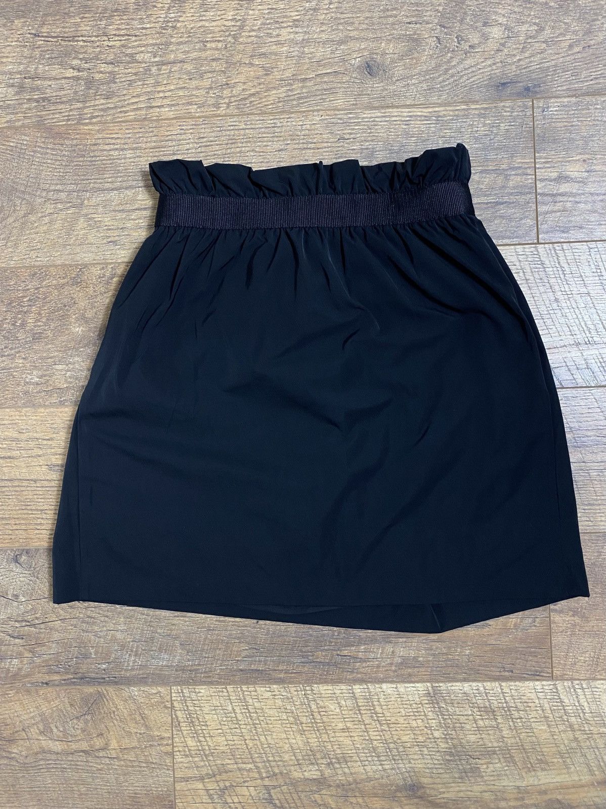 Cos COS Black Belted Paperbag High Waist Wrap Skirt Size 36 Size 25" / US 0 / IT 36 - 6 Thumbnail