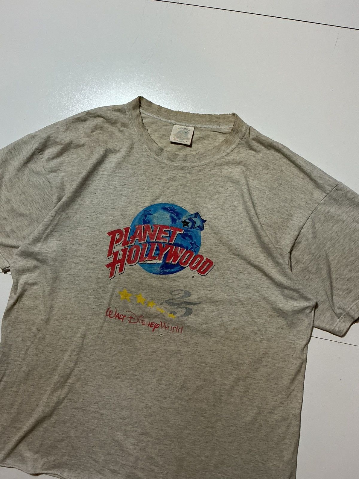 Planet Hollywood Vintage 1991 Planet Hollywood Walt Disney World 25th T-Shirt Size US XL / EU 56 / 4 - 3 Thumbnail